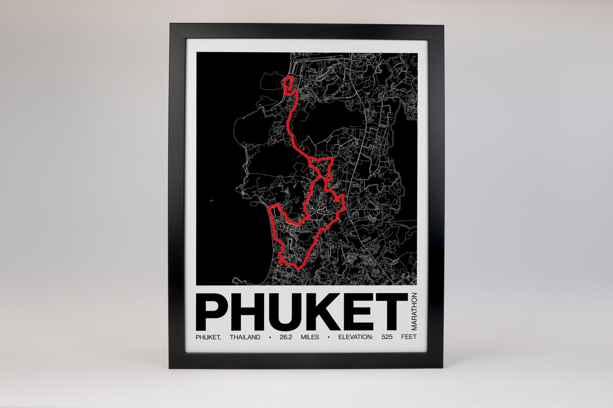 Phuket Marathon Poster - Grid Style