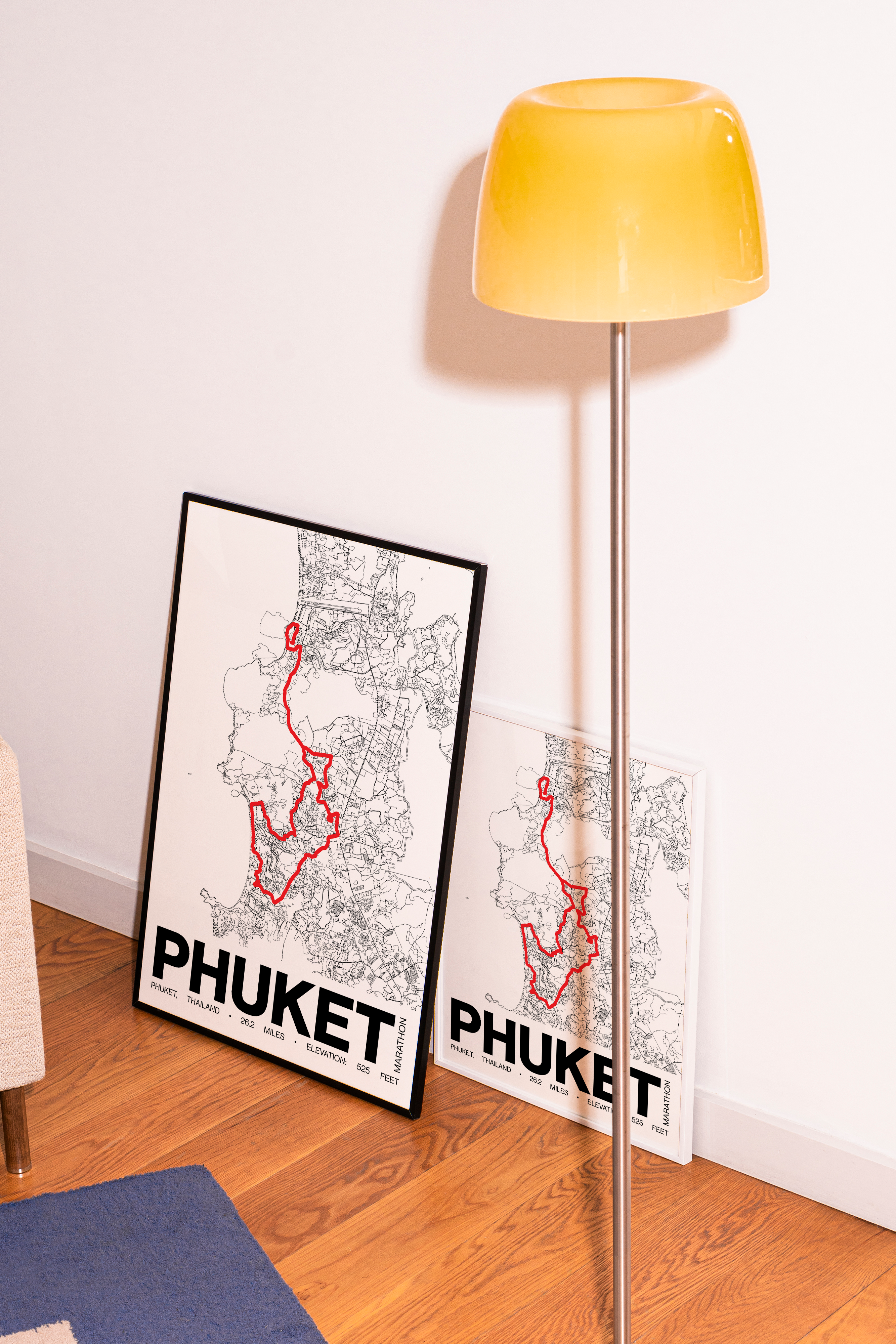 Phuket Marathon Poster - Grid Style