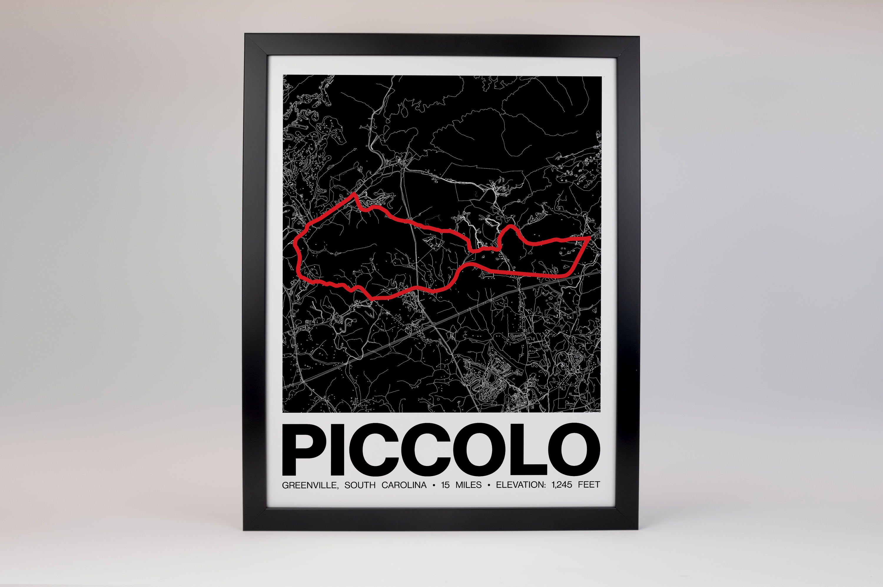 Hincapie Greenville Piccolo Poster - Grid Style