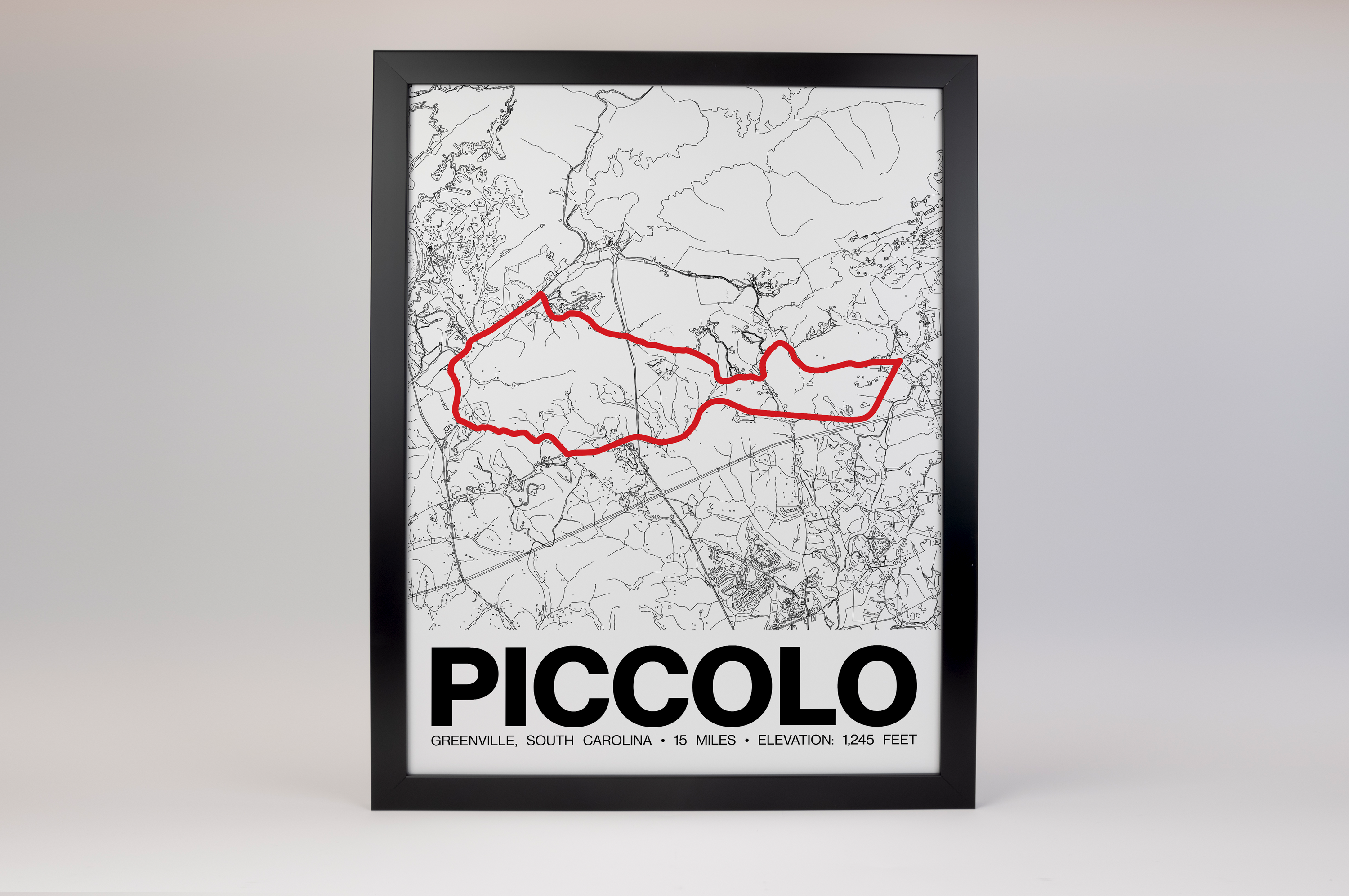 Hincapie Greenville Piccolo Poster - Grid Style