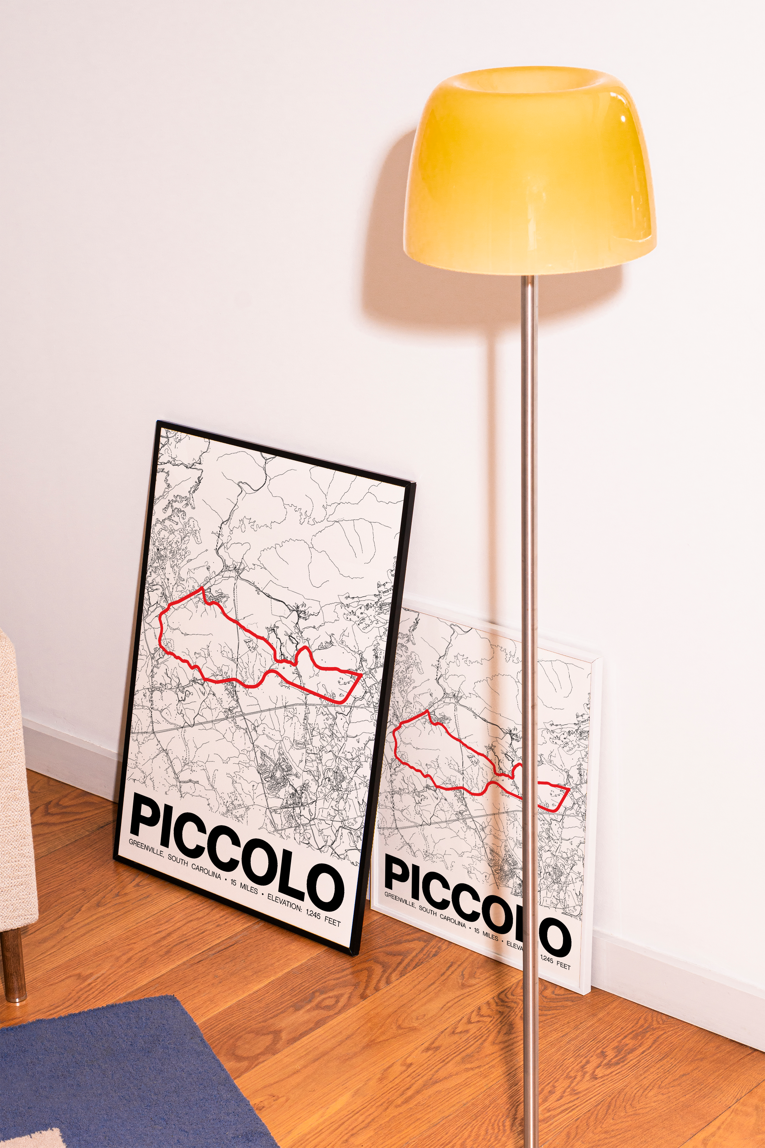 Hincapie Greenville Piccolo Poster - Grid Style