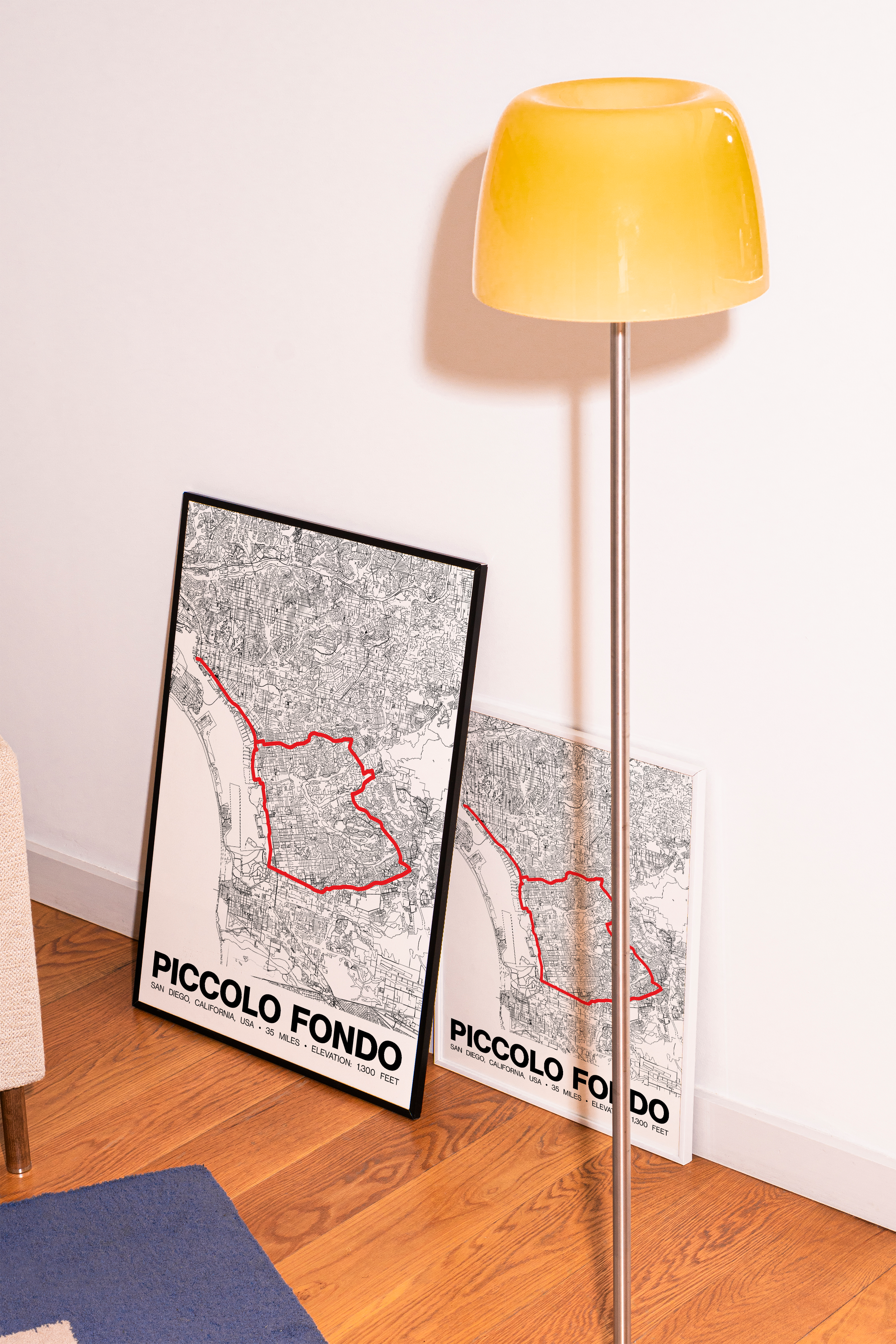 Piccolo Fondo San Diego Poster - Grid Style