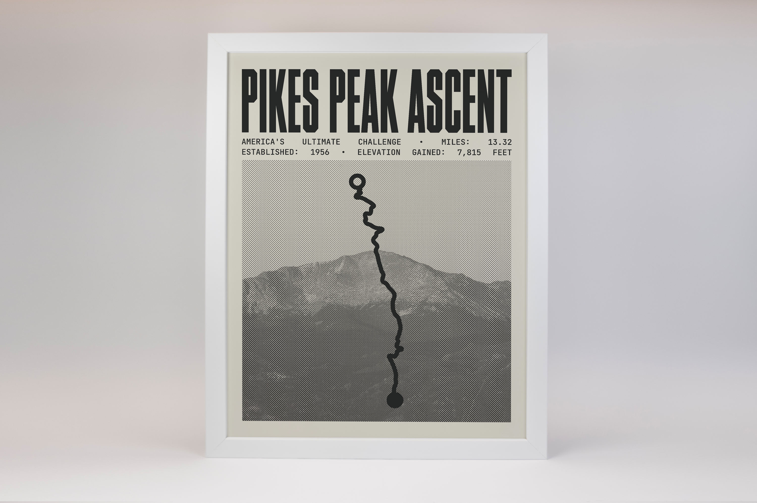 Pikes Peak Ascent Poster