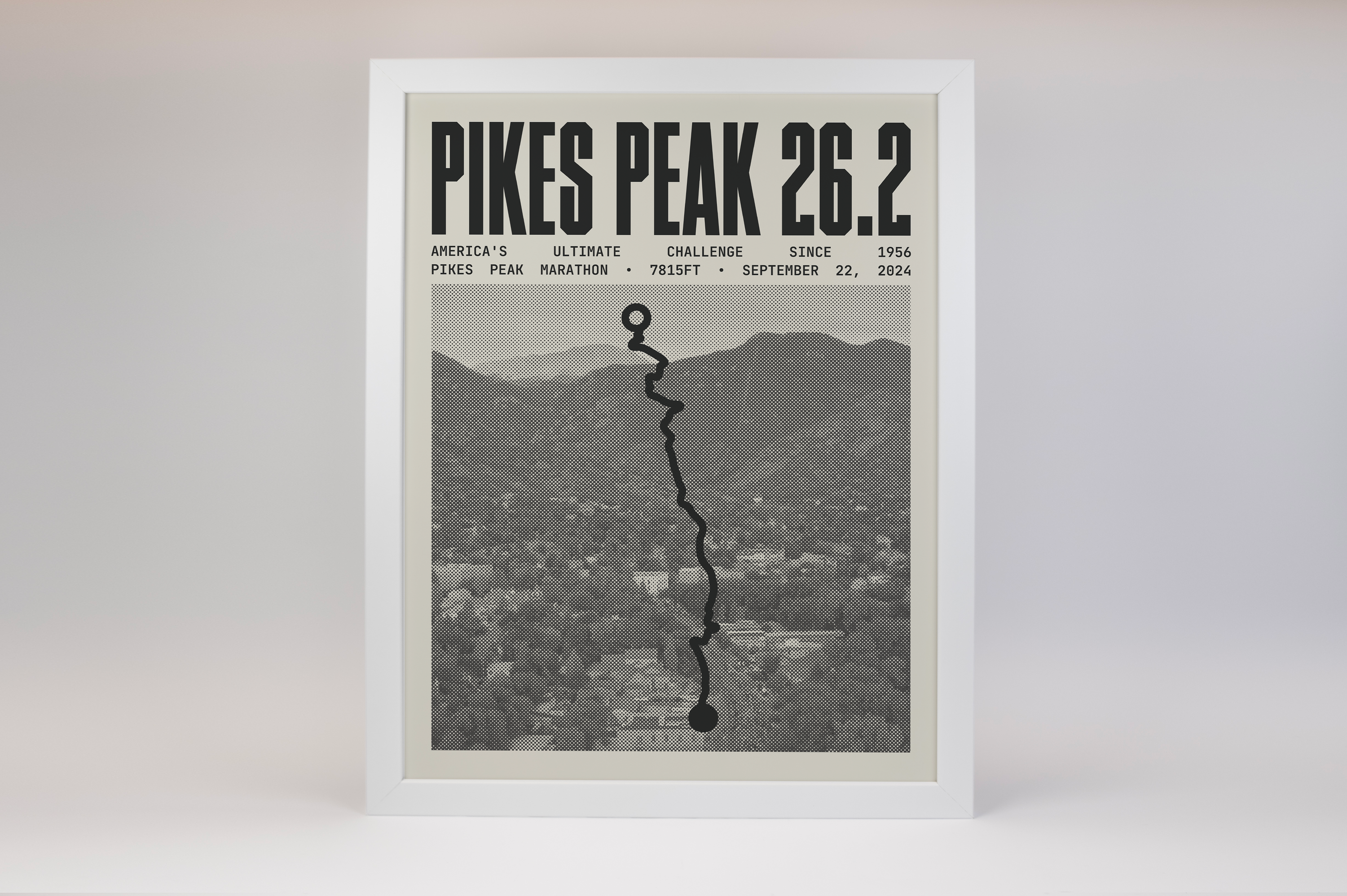 Pikes Peak Marathon Poster