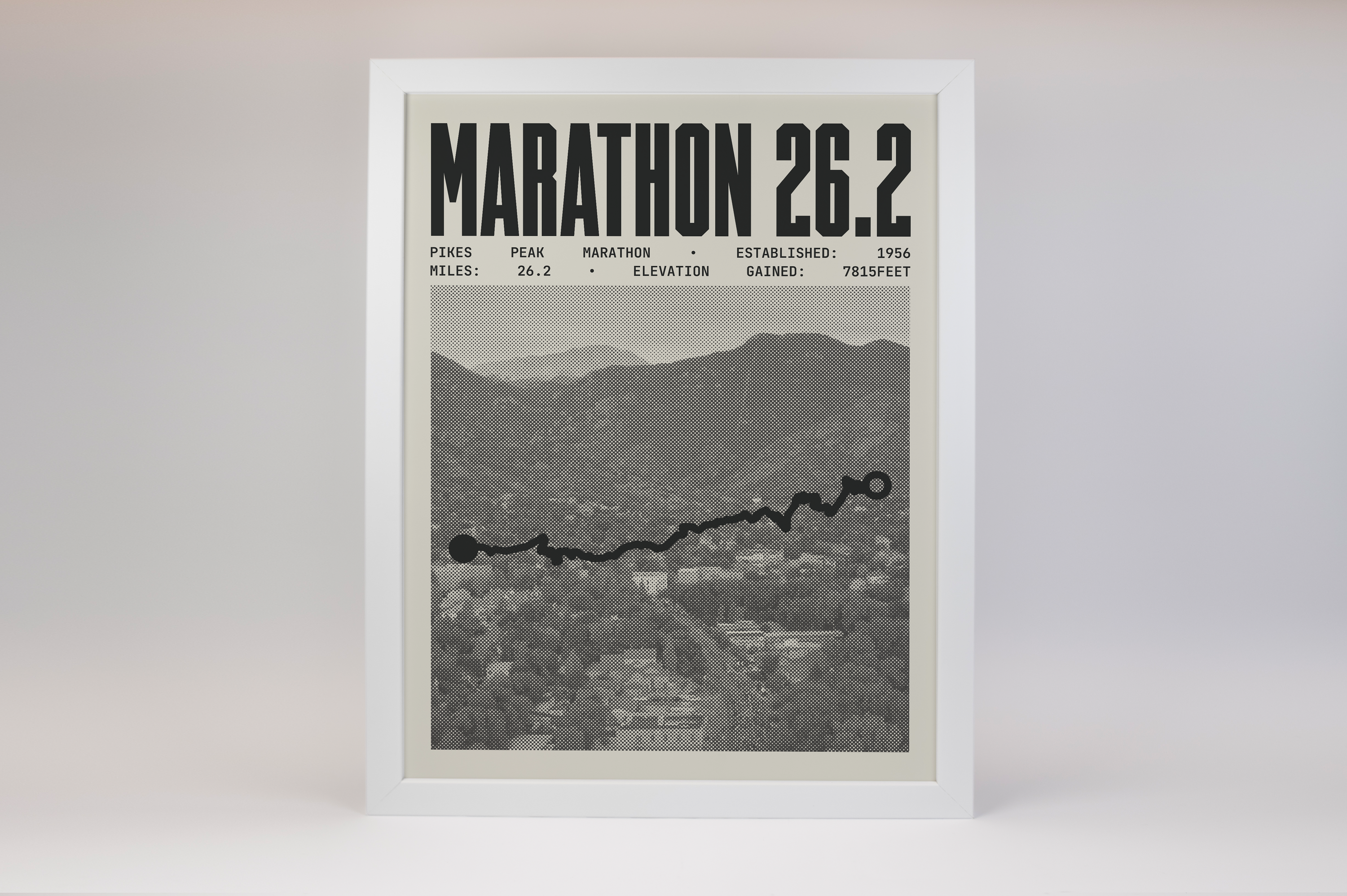 Pikes Peak Marathon Poster