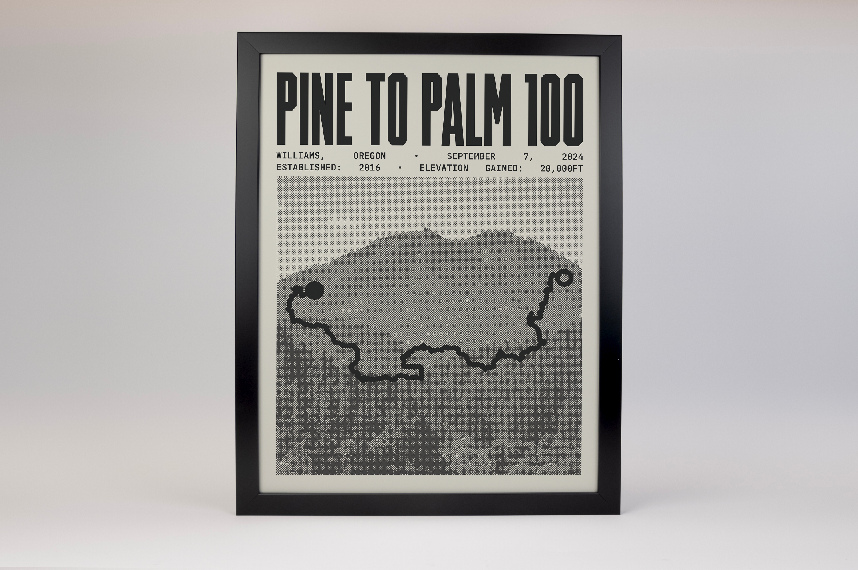 Pine to Palm 100 Endurance Run Poster