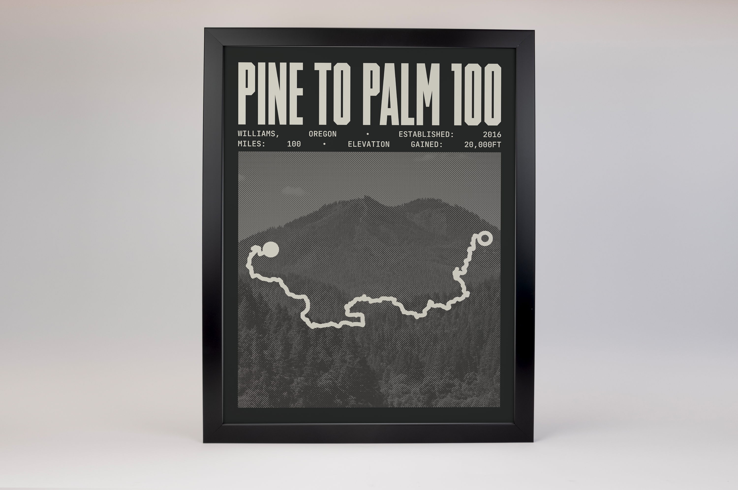 Pine to Palm 100 Endurance Run Poster