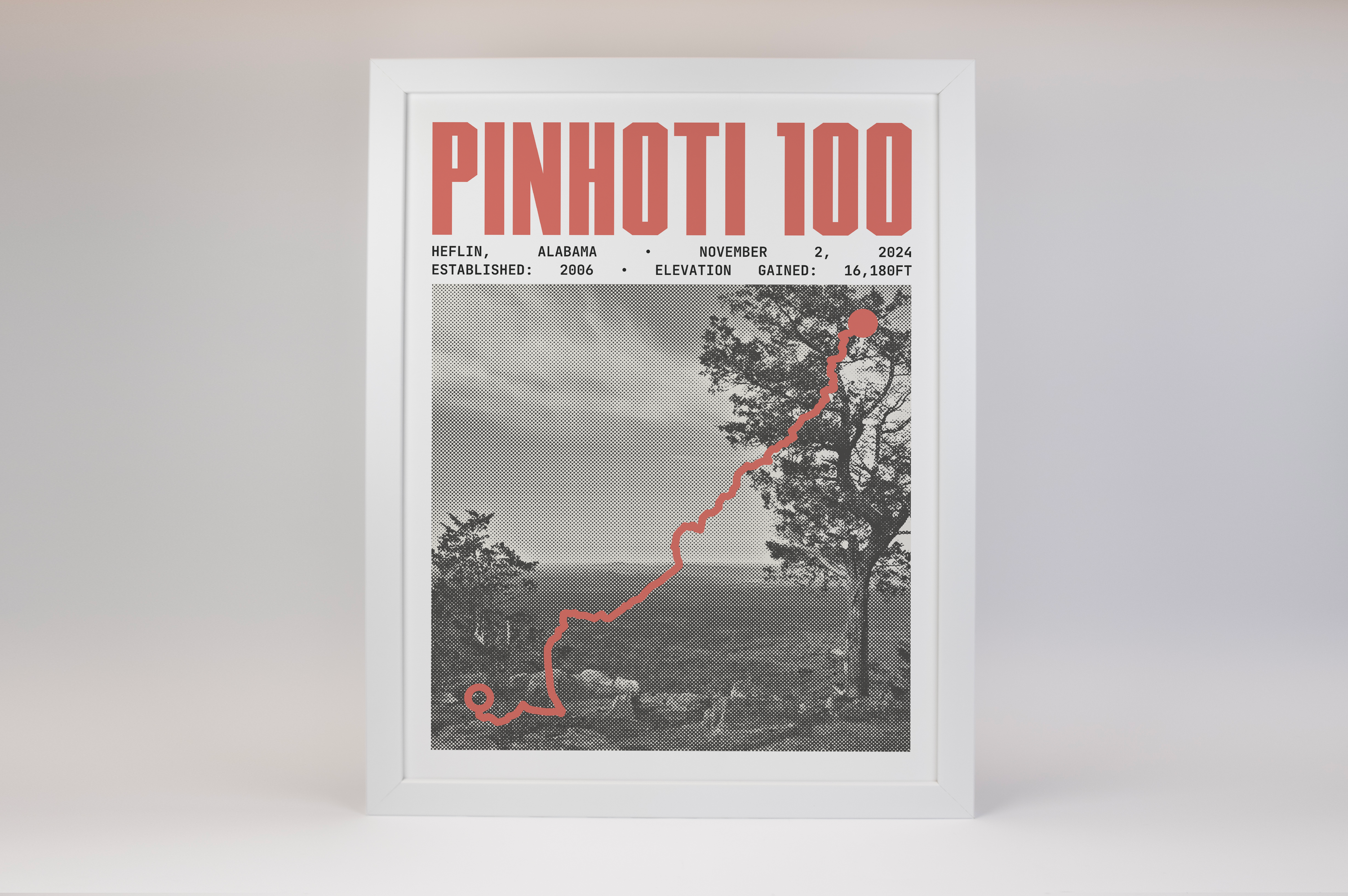 Pinhoti 100 Endurance Run Poster