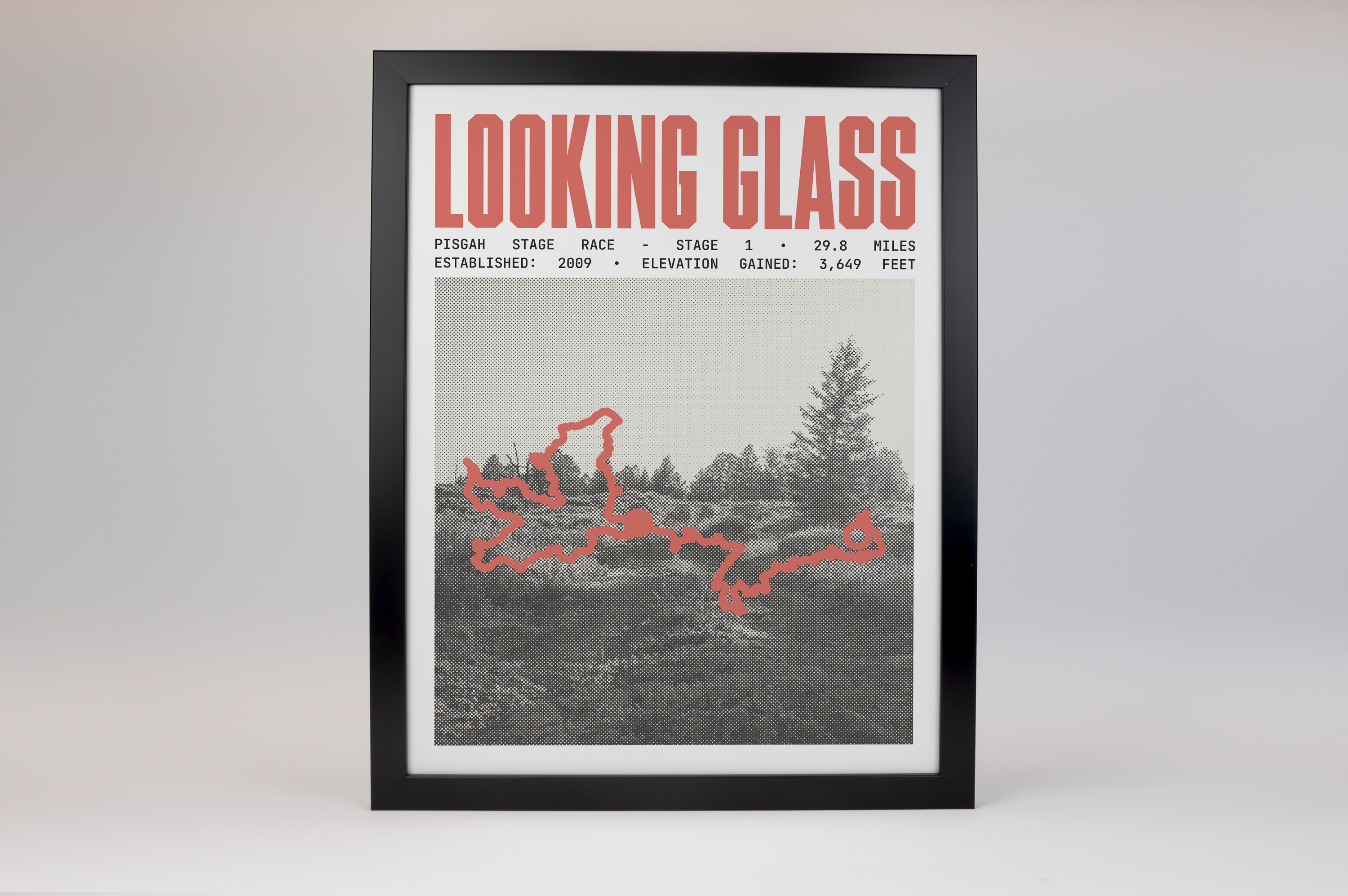 Pisgah Stage Race - Looking Glass Route Poster