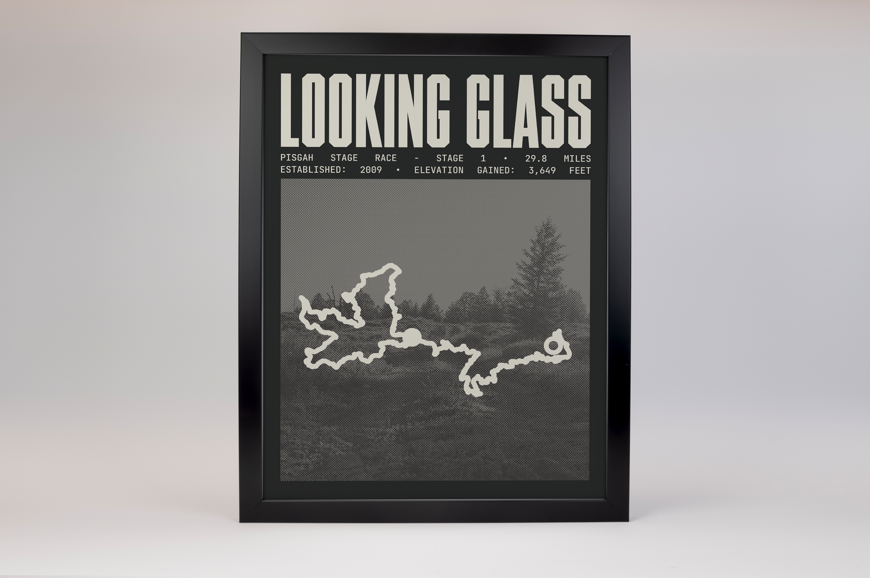 Pisgah Stage Race - Looking Glass Route Poster
