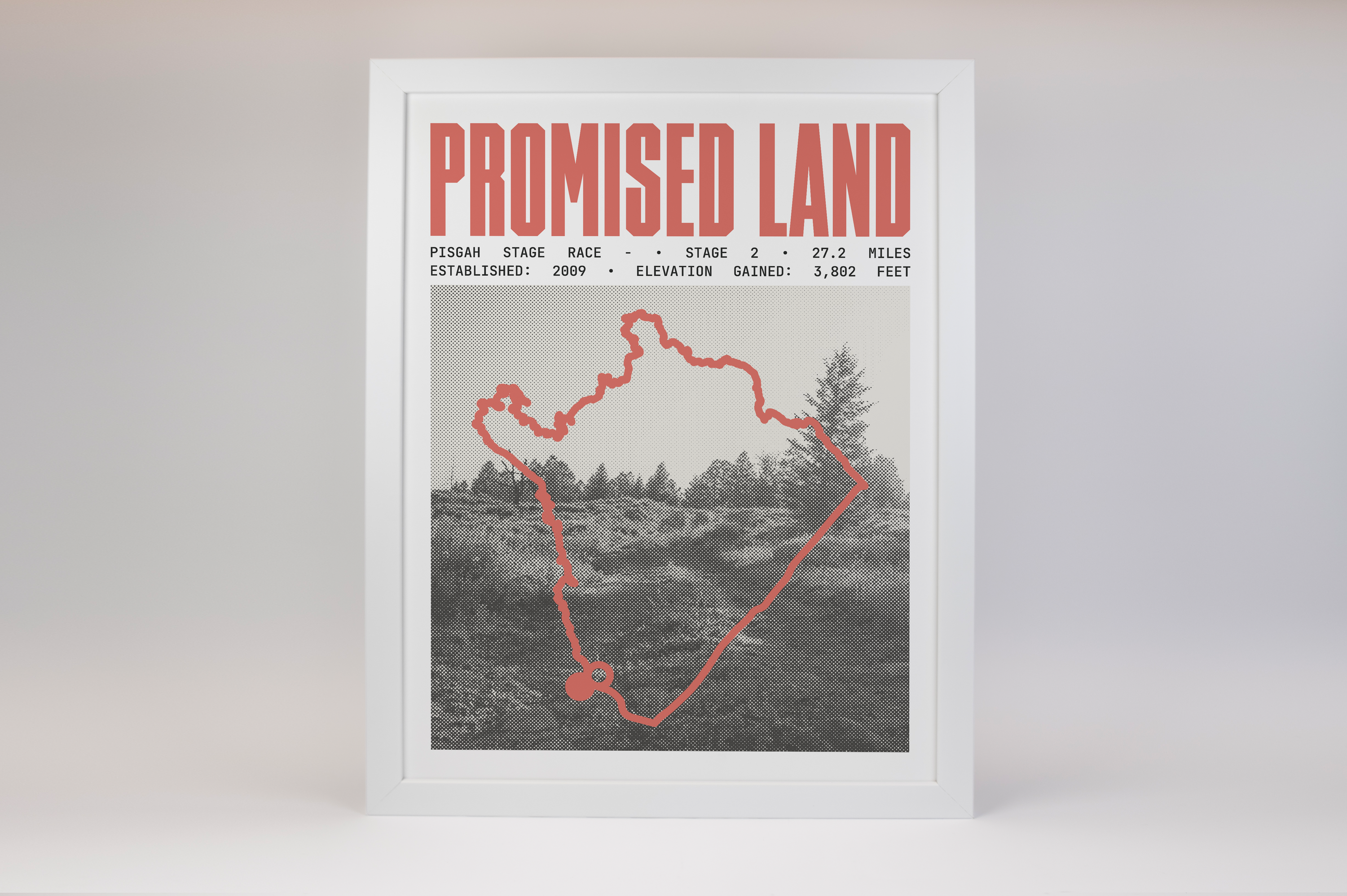 Pisgah Stage Race - Promised Land Route Poster