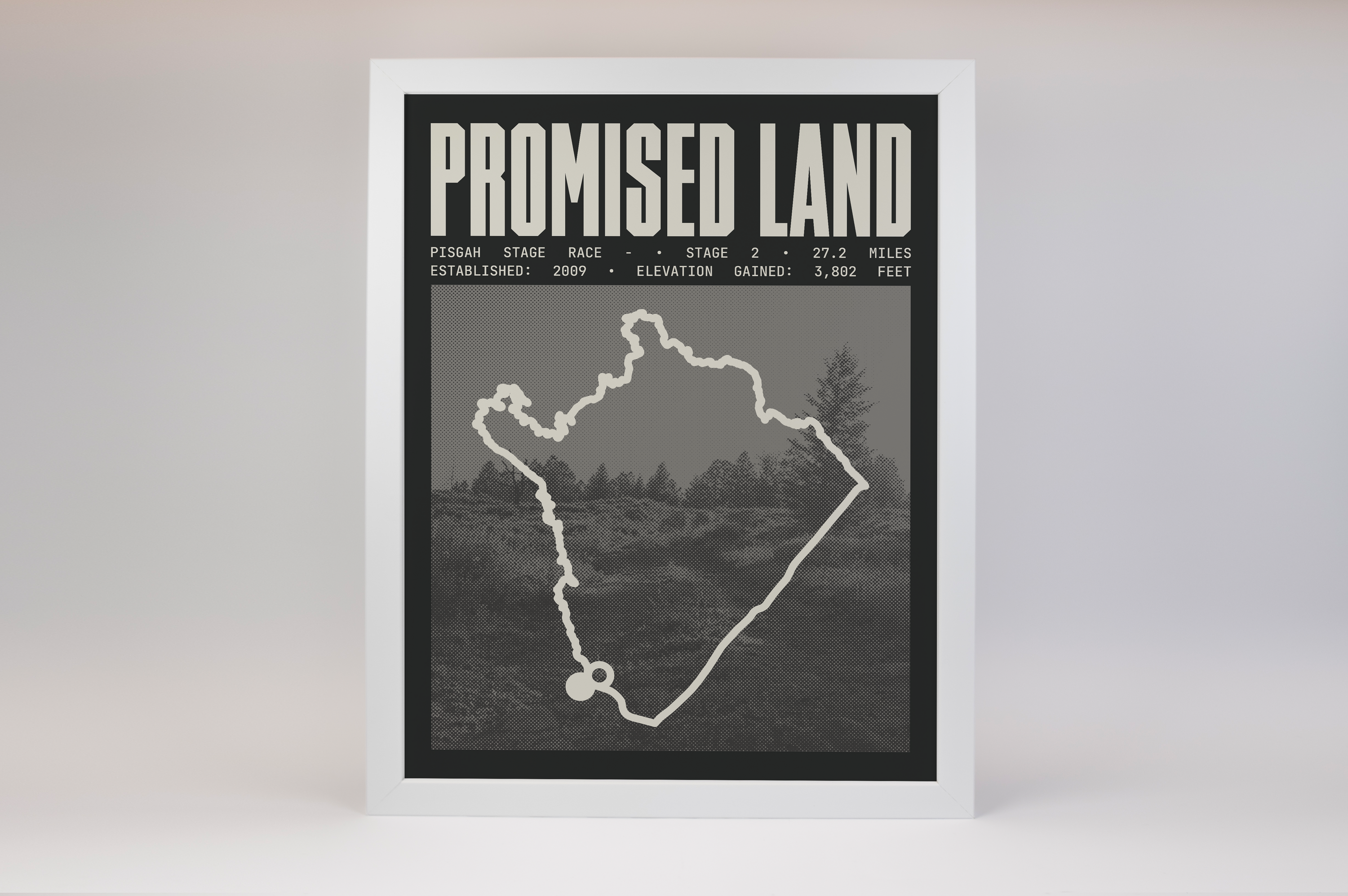 Pisgah Stage Race - Promised Land Route Poster