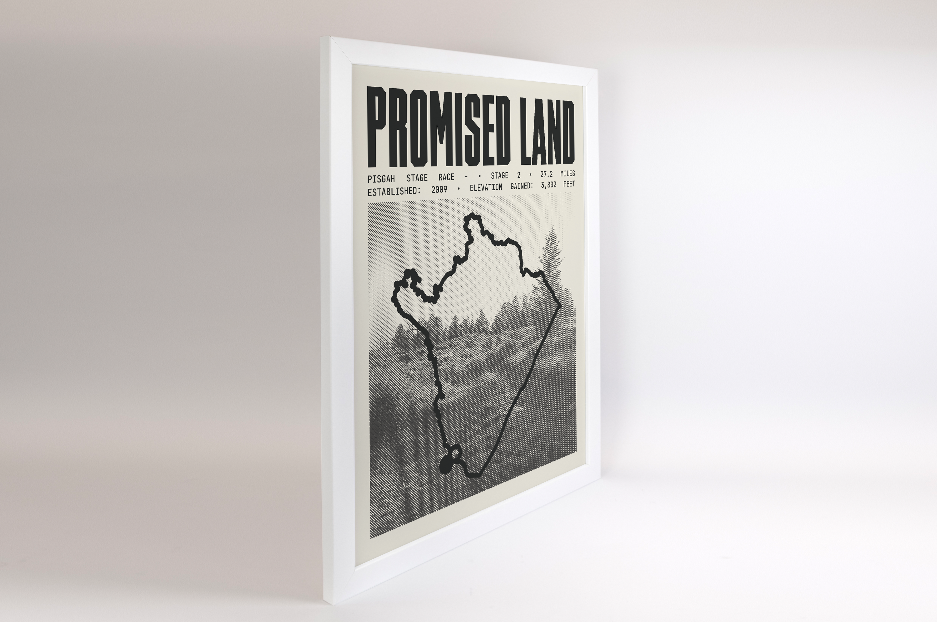 Pisgah Stage Race - Promised Land Route Poster