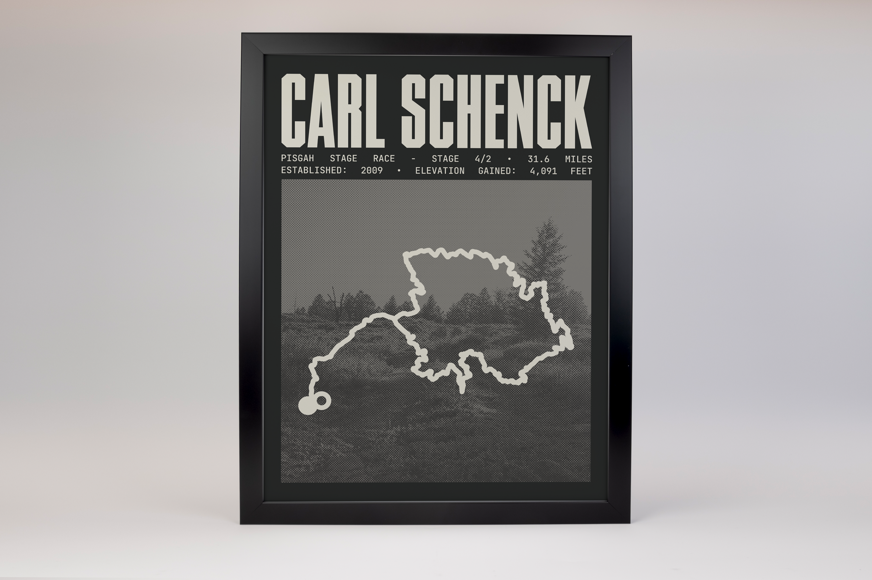 Pisgah Stage Race - Carl Schenck Route Poster