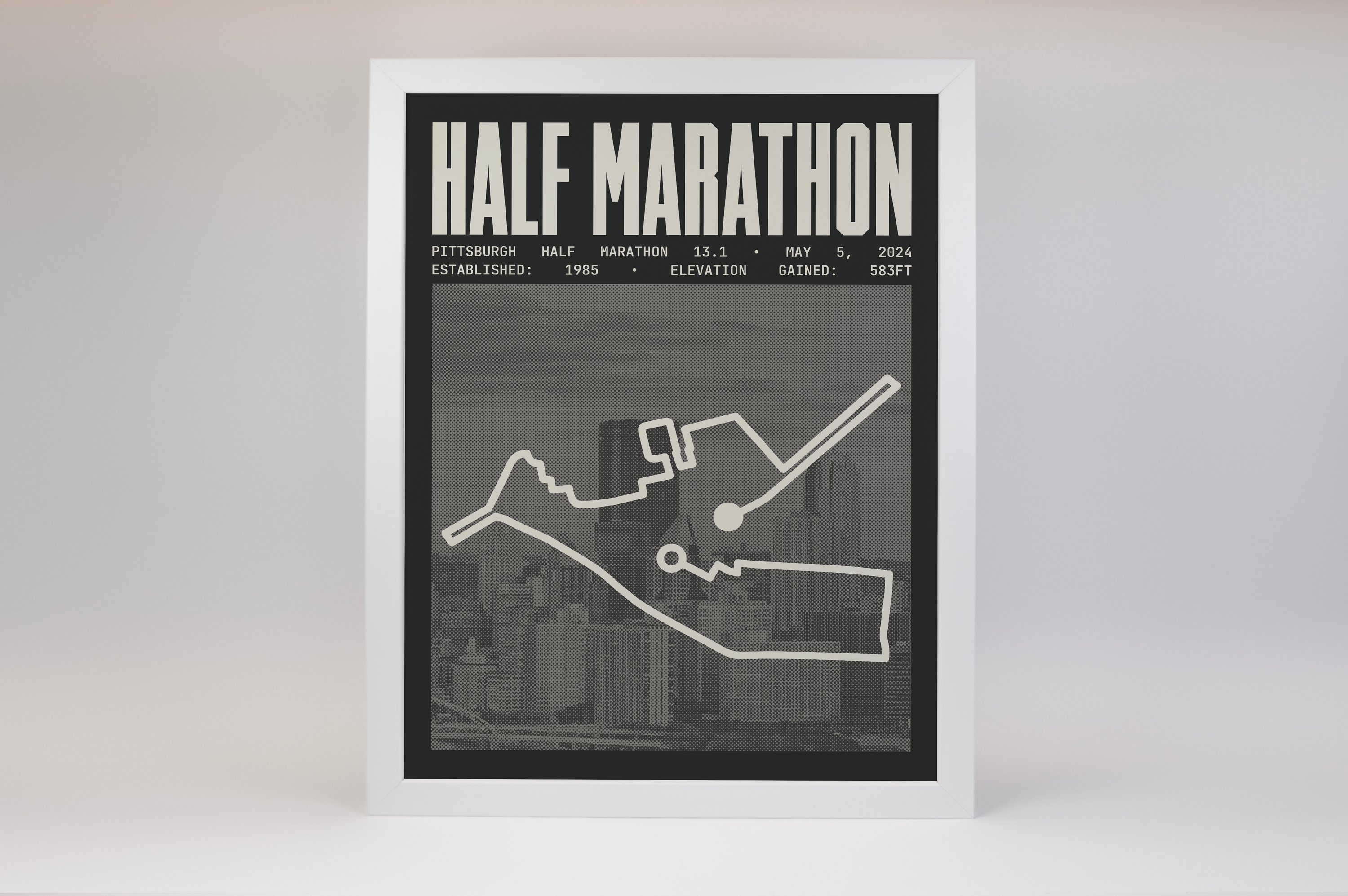 Pittsburgh Half-Marathon Poster