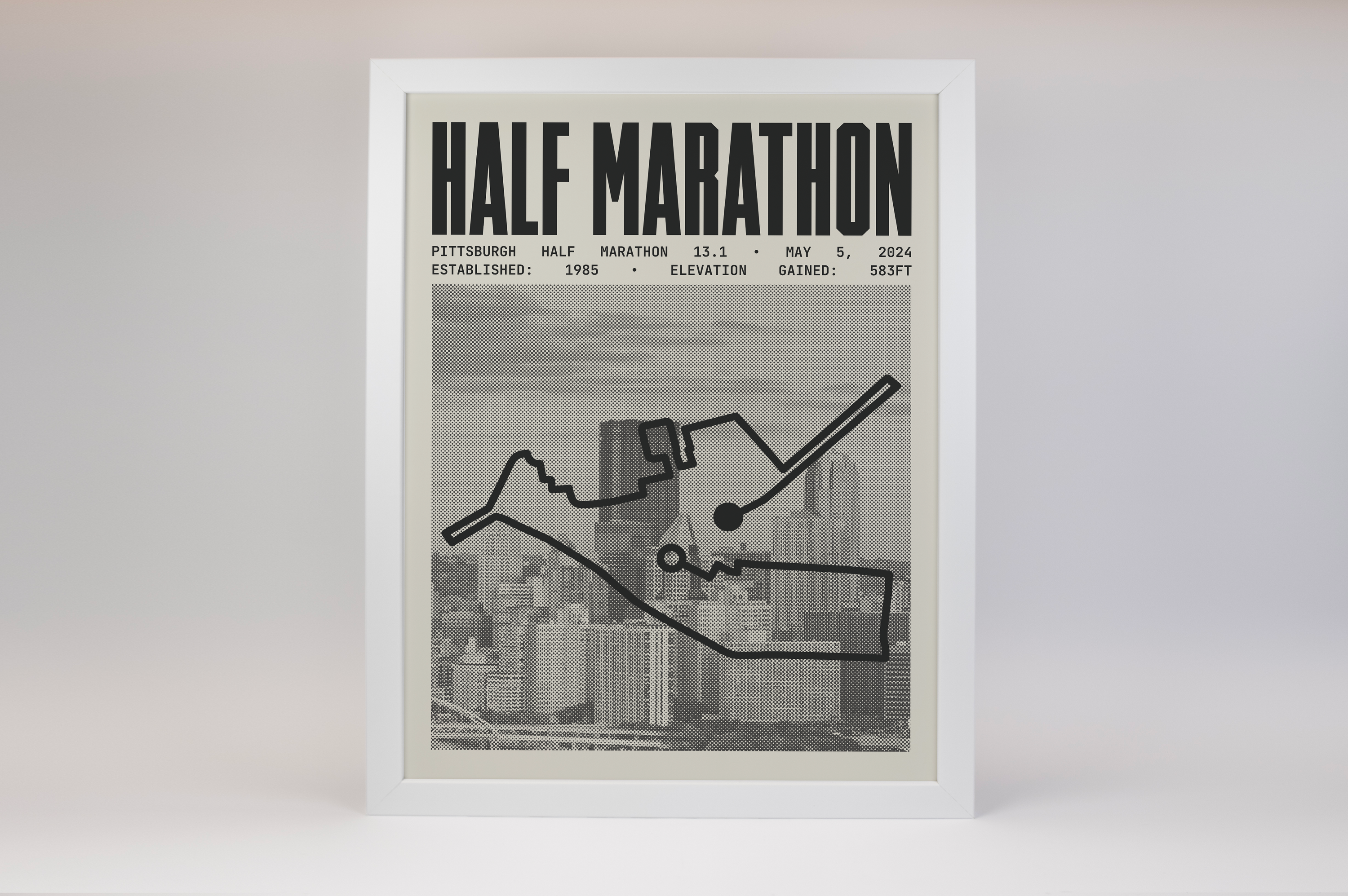 Pittsburgh Half-Marathon Poster