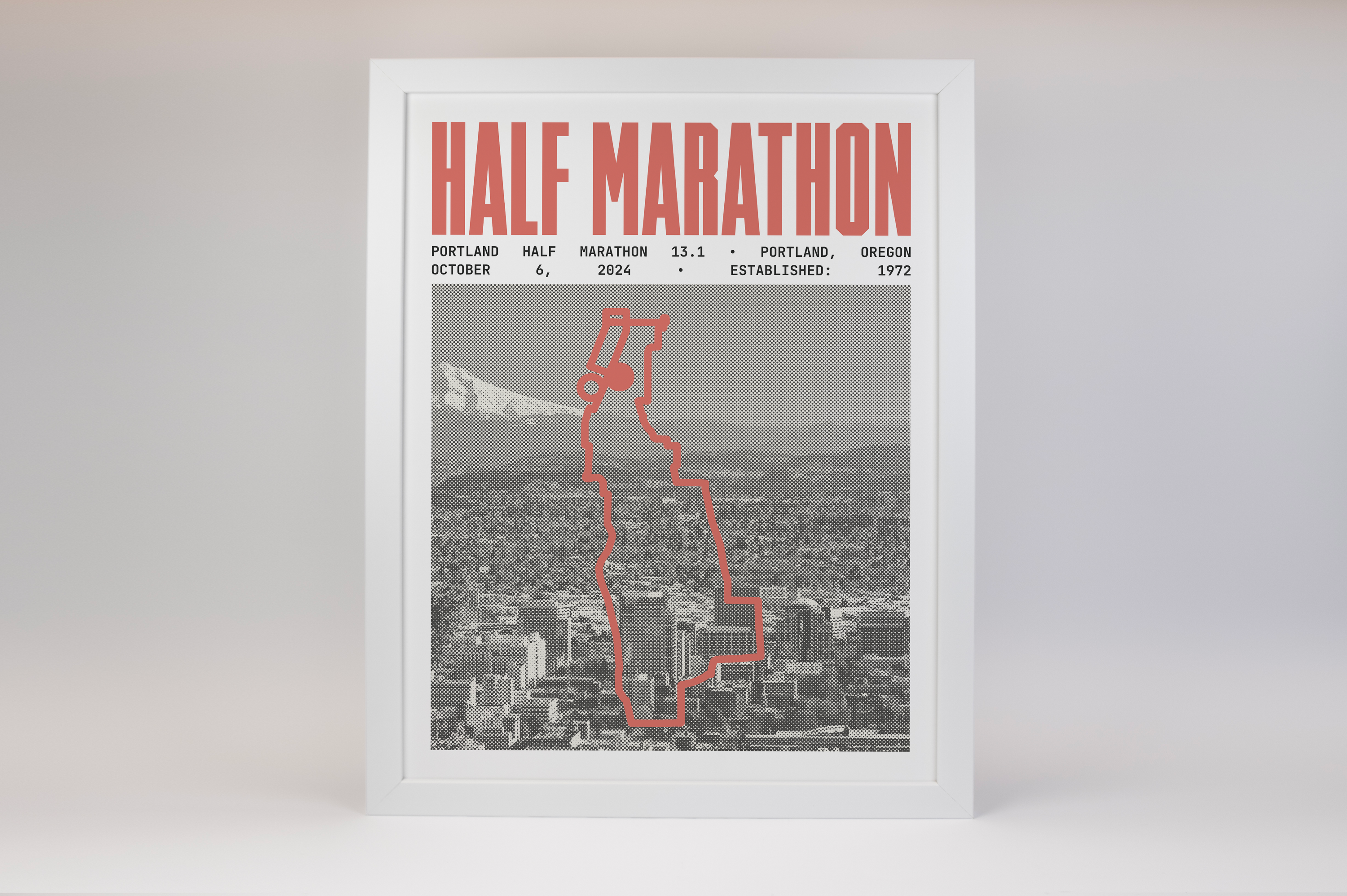 Portland Half-Marathon Poster