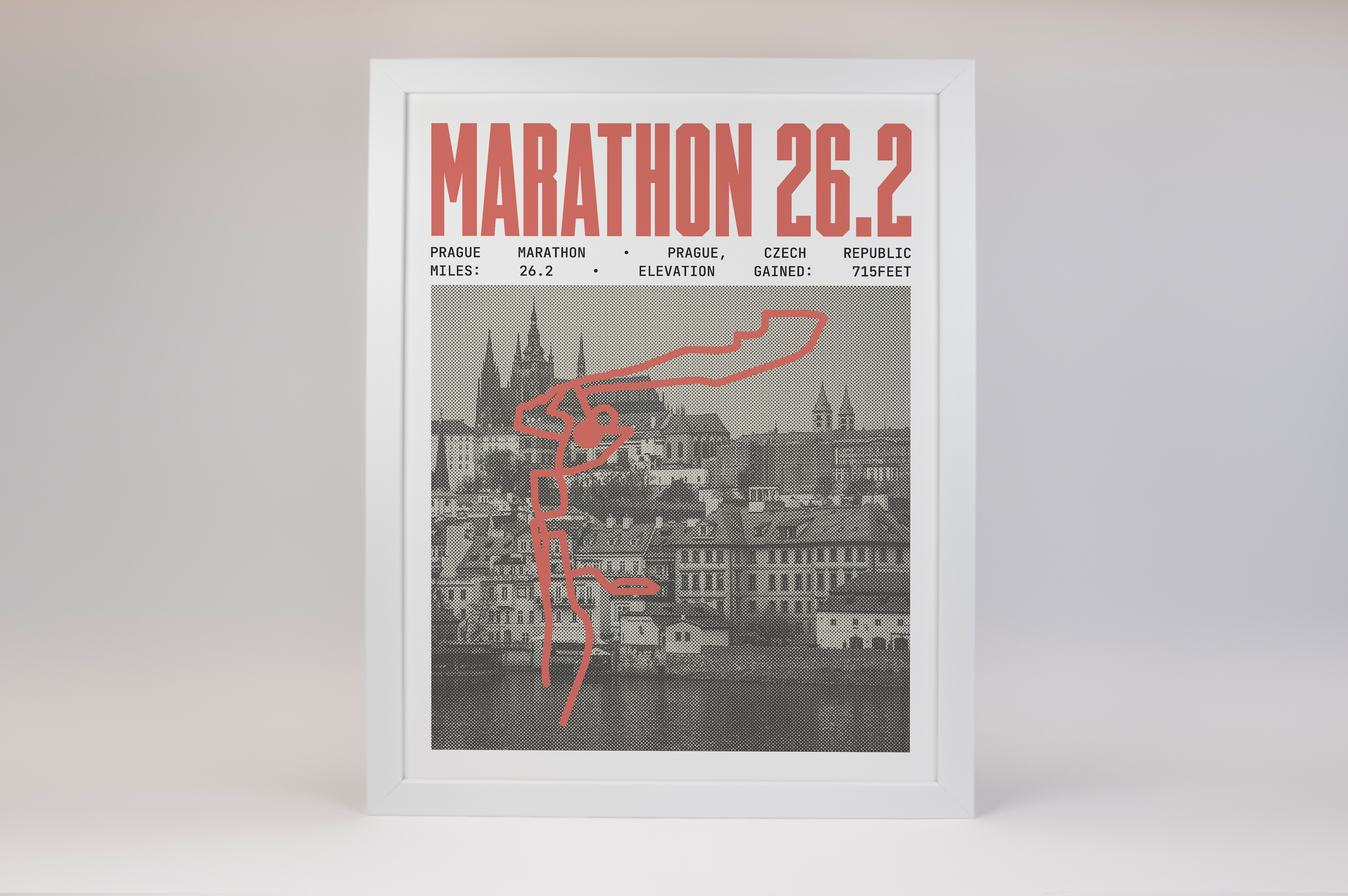Prague Marathon Poster