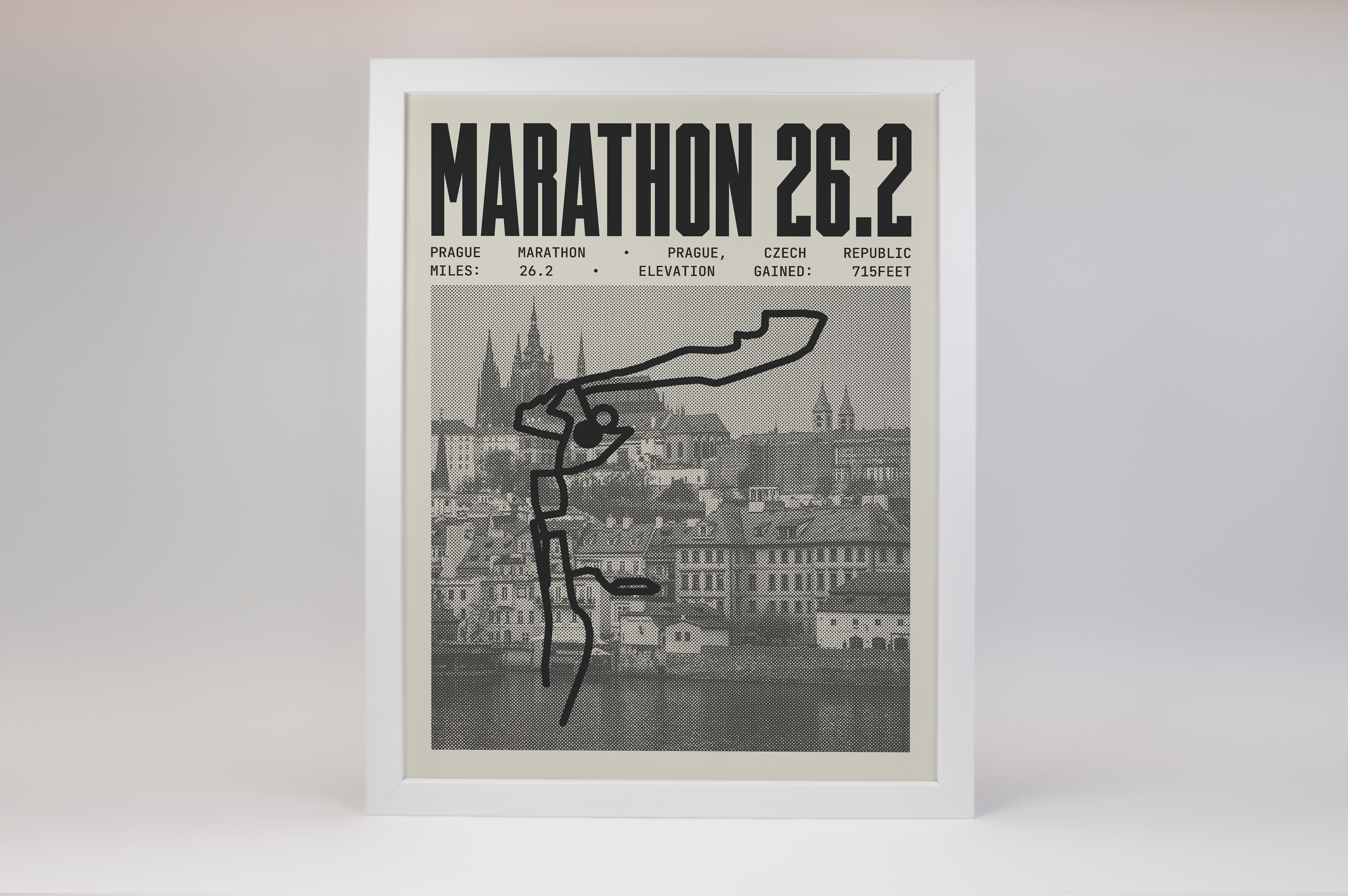 Prague Marathon Poster