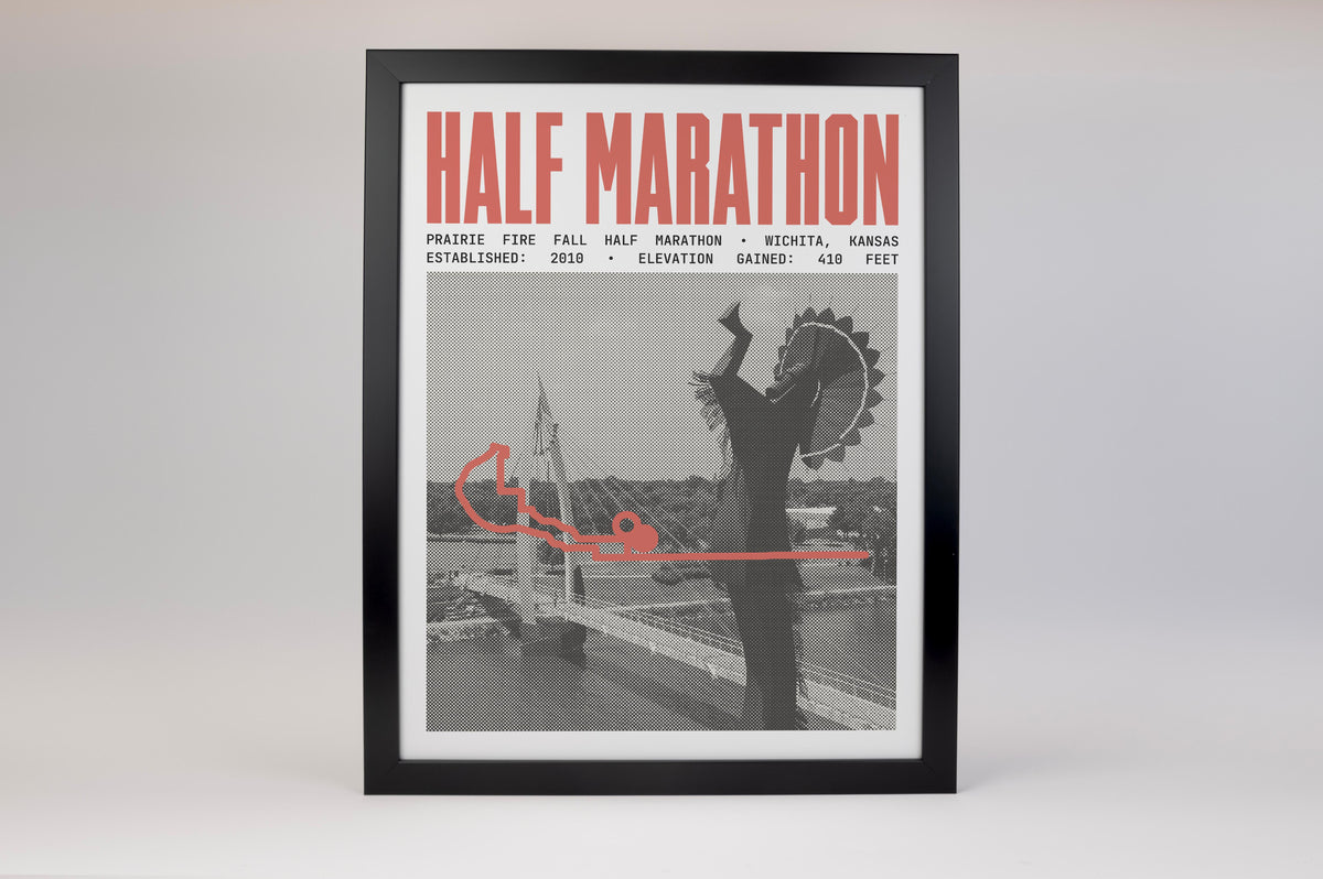 Prairie Fire Fall Half Marathon Poster