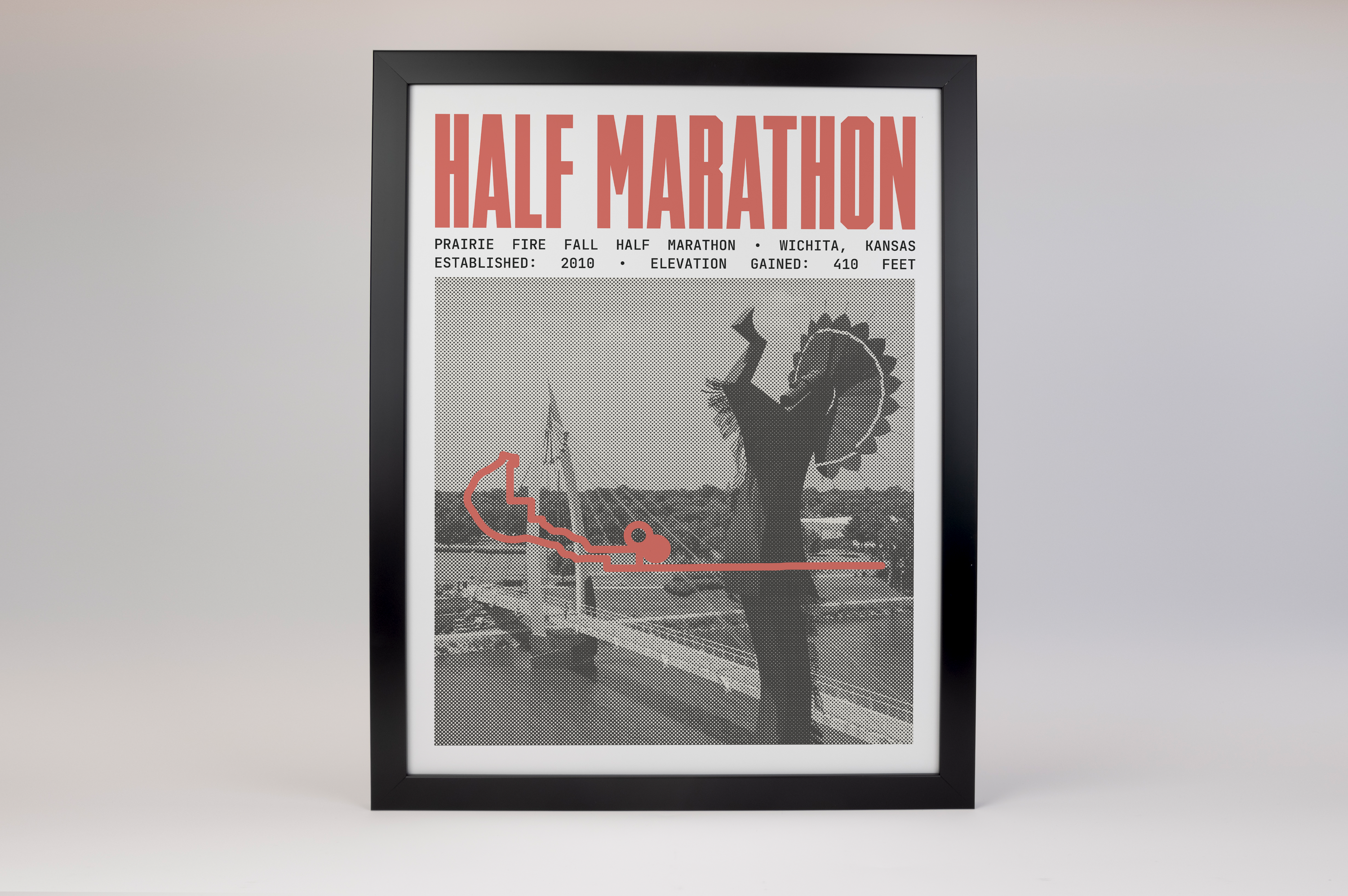 Prairie Fire Fall Half Marathon Poster