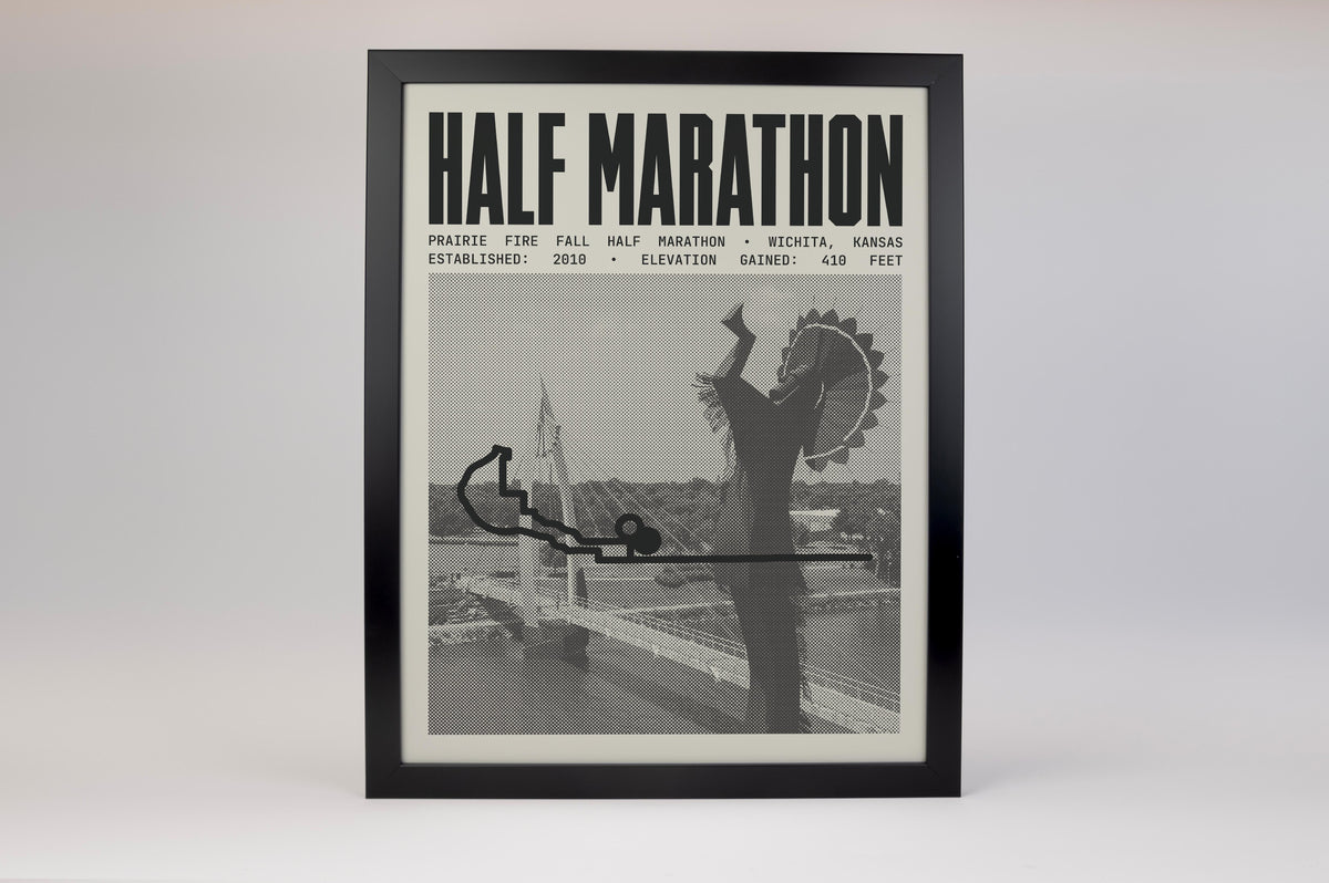 Prairie Fire Fall Half Marathon Poster