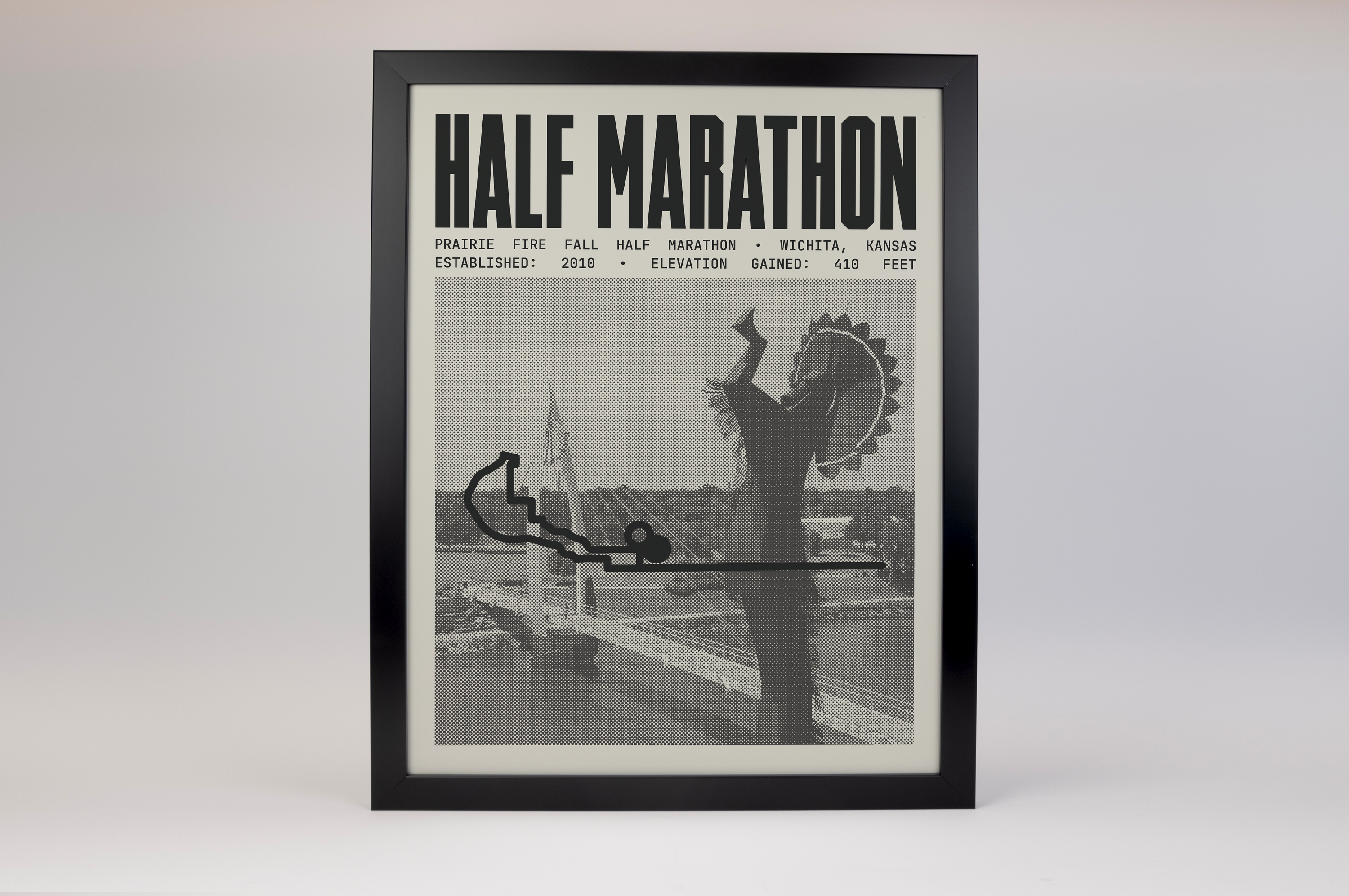 Prairie Fire Fall Half Marathon Poster