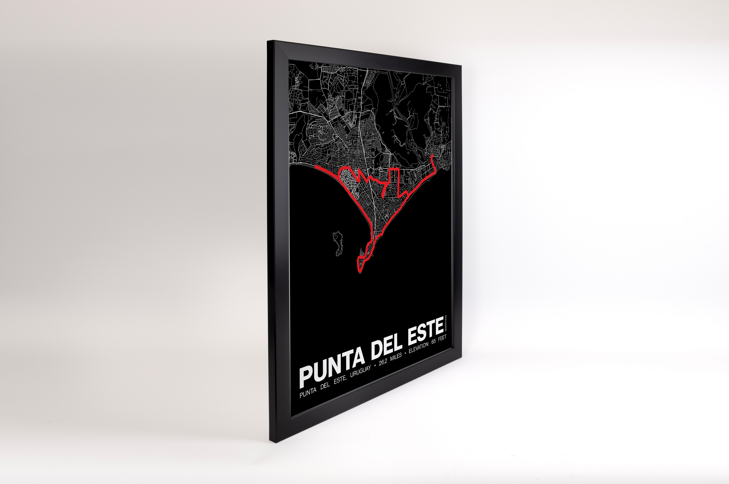 Punta del Este Marathon Poster - Grid Style