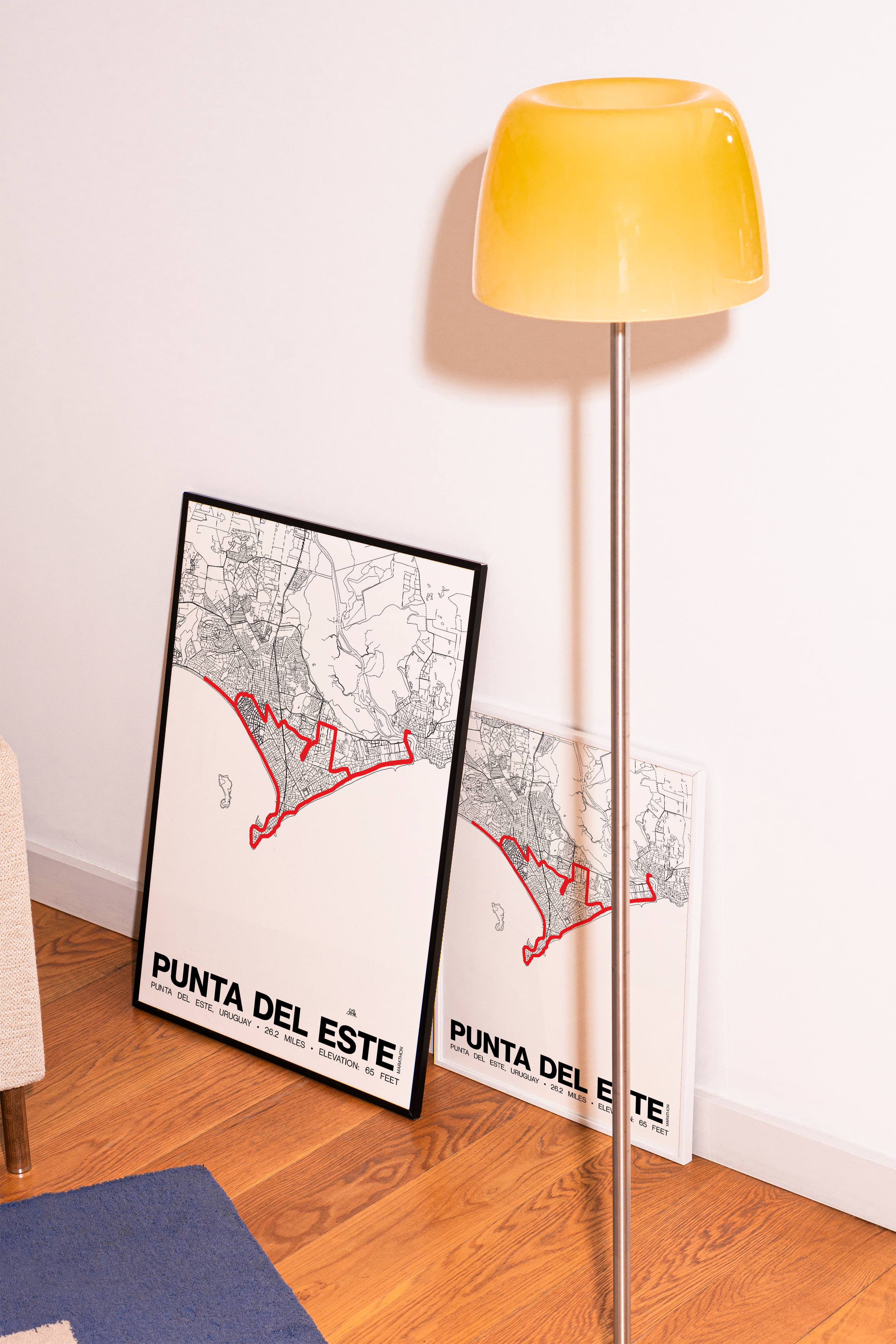 Punta del Este Marathon Poster - Grid Style