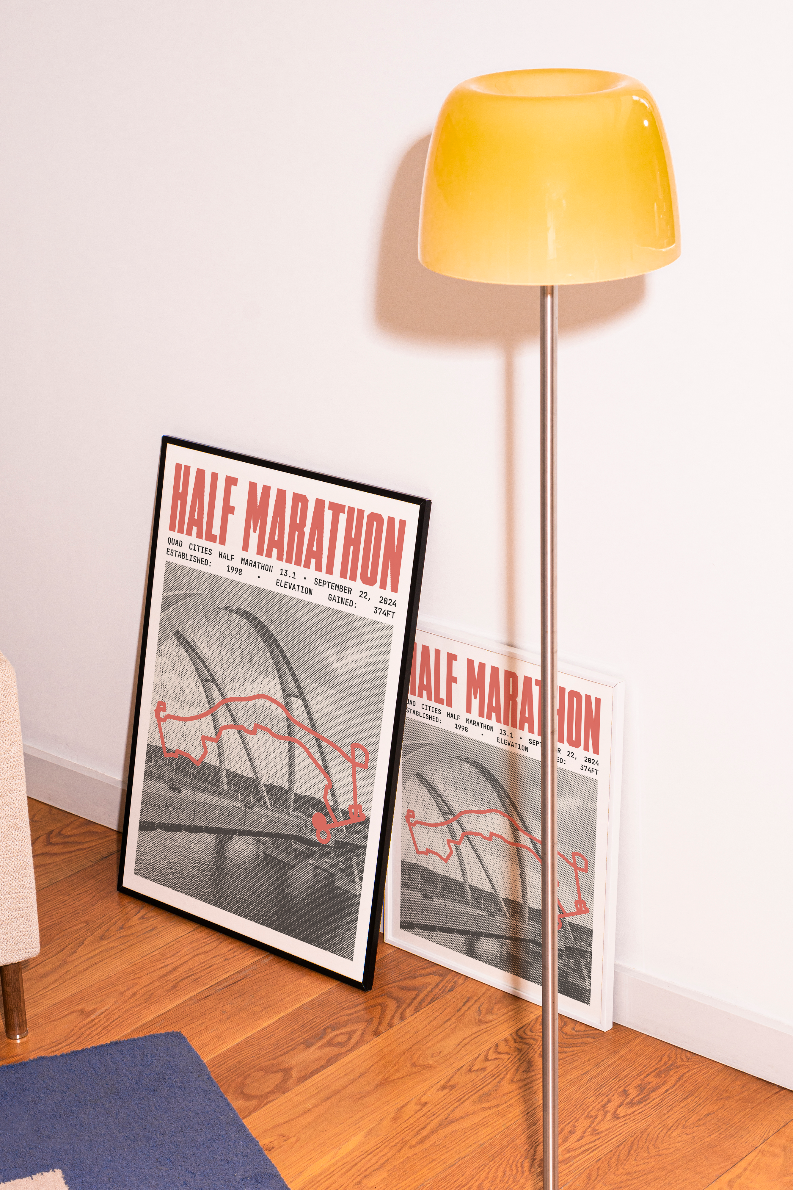 Quad Cities Half-Marathon Poster