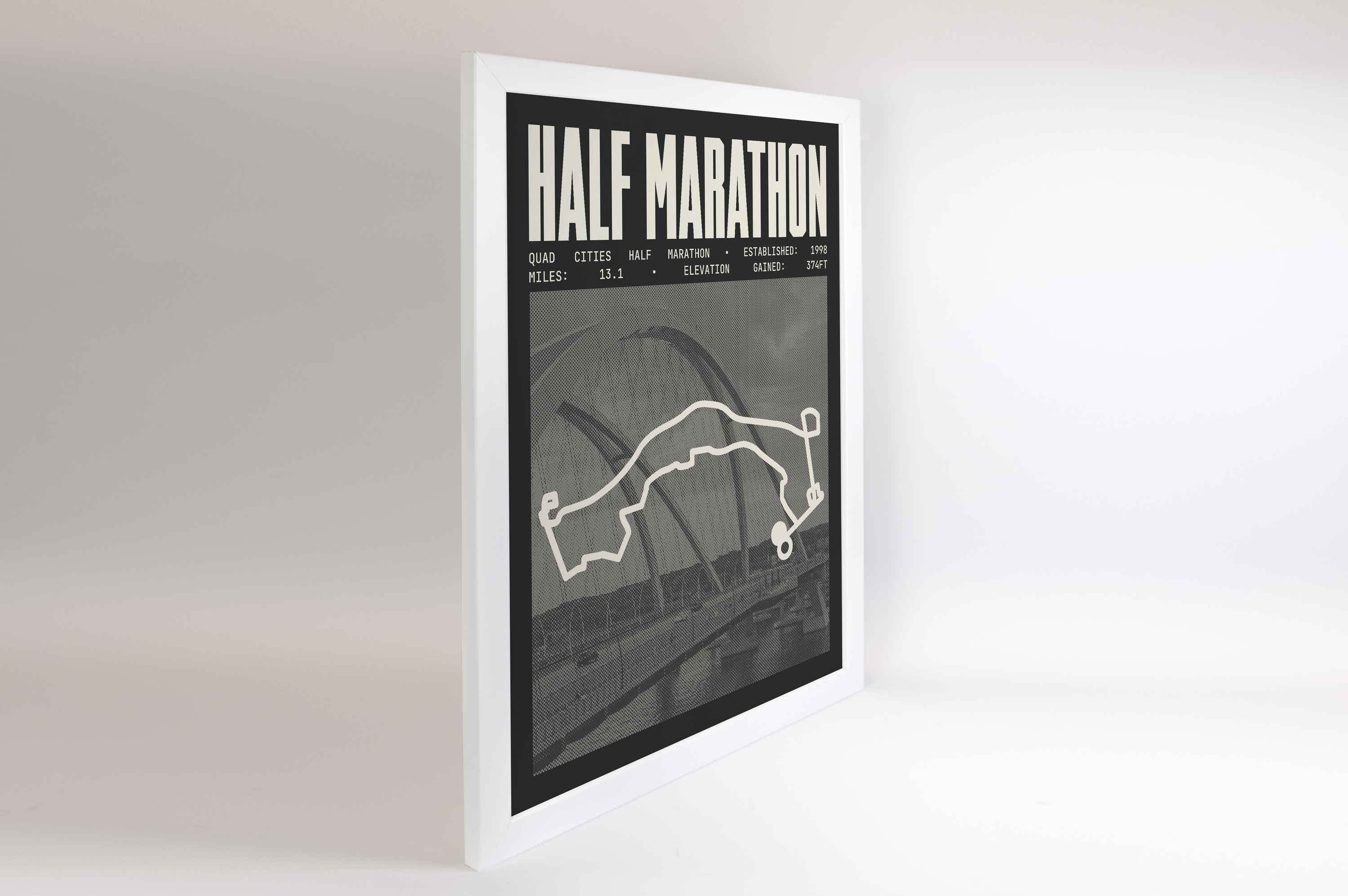 Quad Cities Half-Marathon Poster