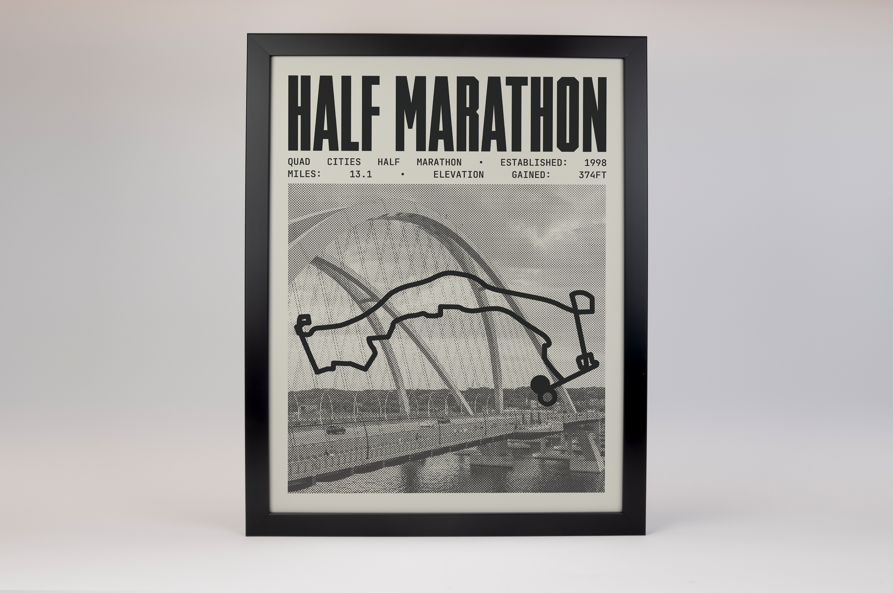 Quad Cities Half-Marathon Poster