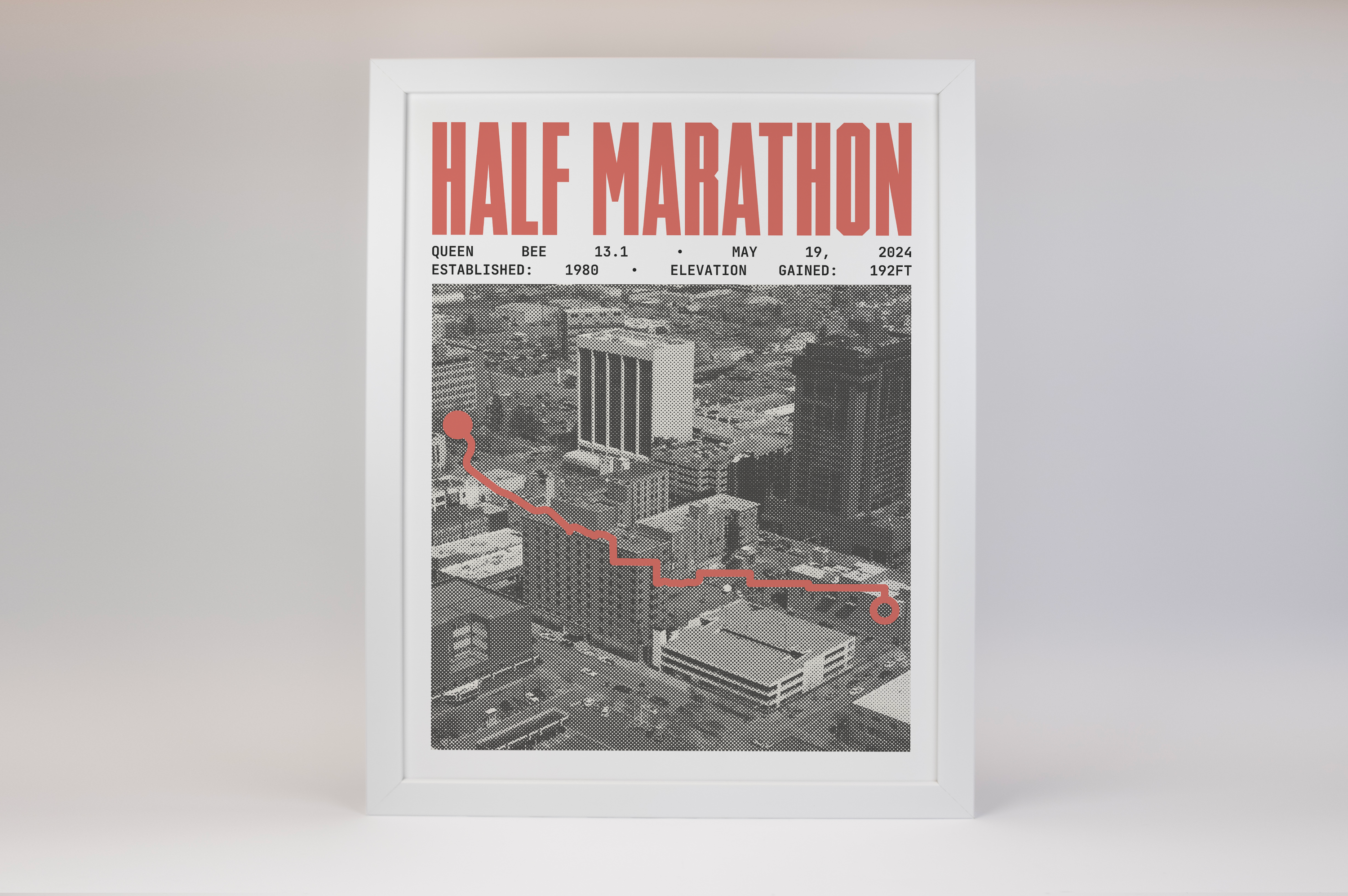 Queen Bee Half-Marathon Poster