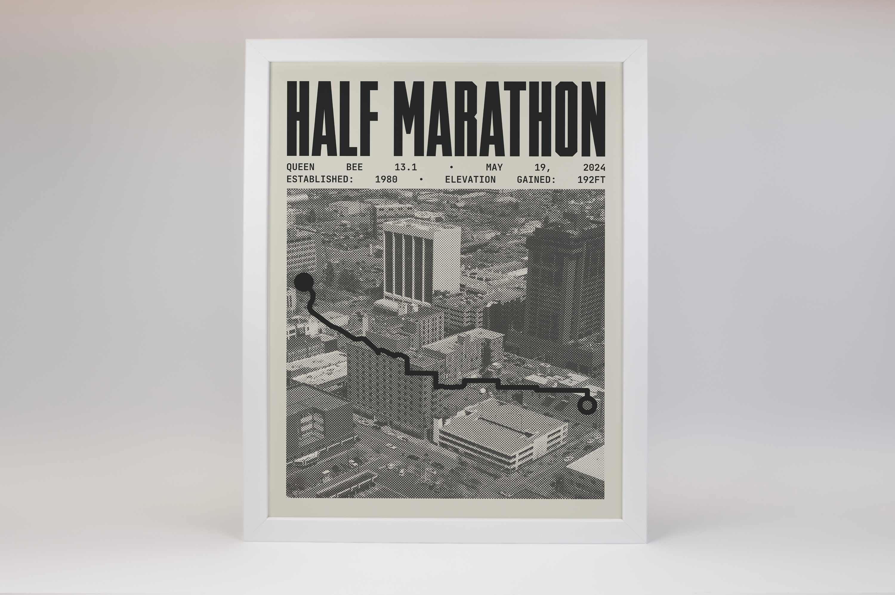 Queen Bee Half-Marathon Poster