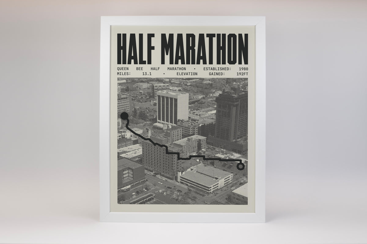 Queen Bee Half-Marathon Poster