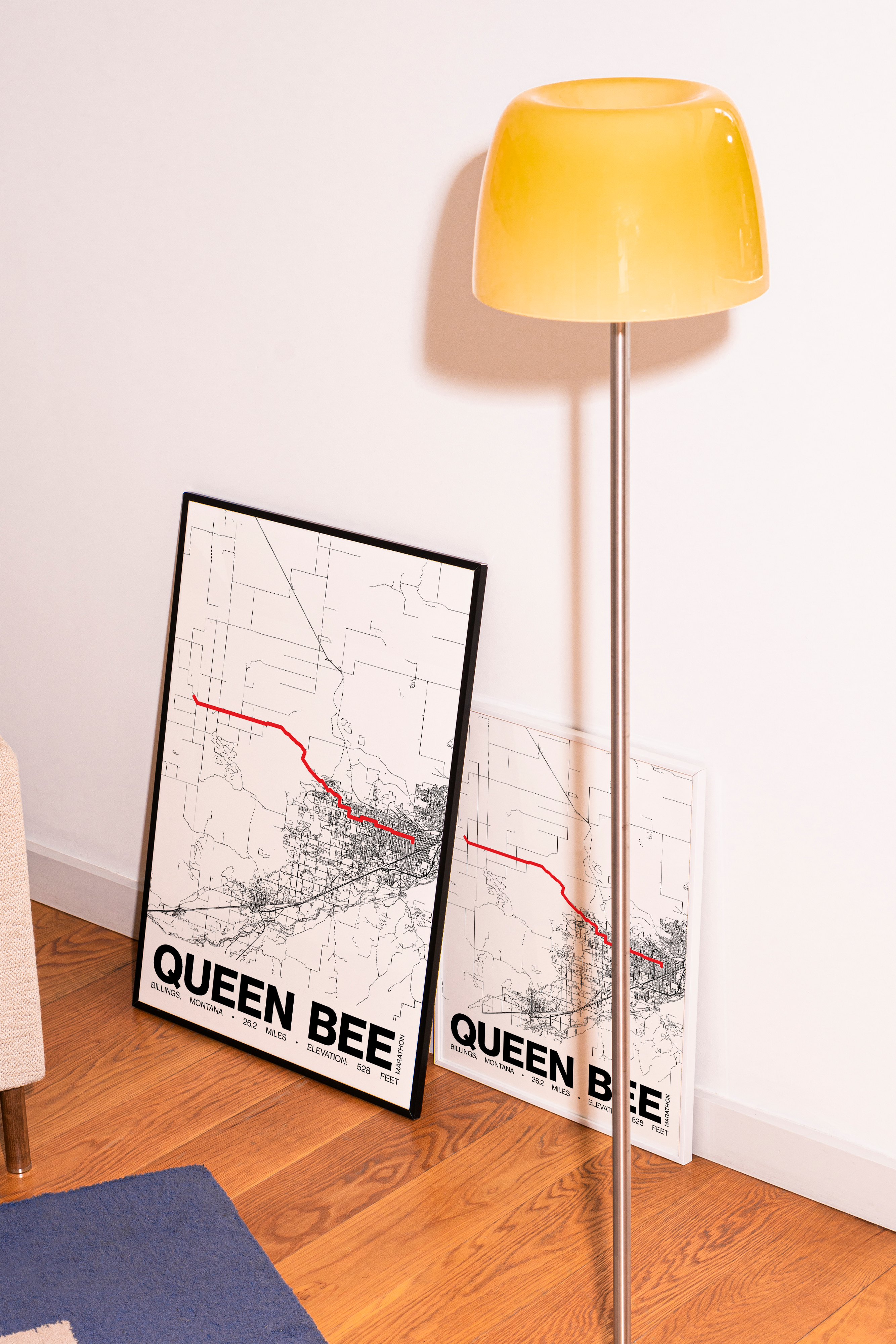 Queen Bee Montana Marathon Poster - Grid Style
