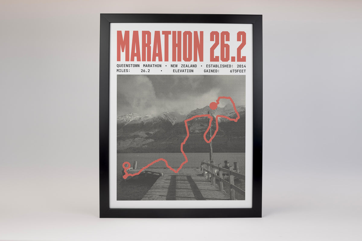 Queenstown Marathon Poster