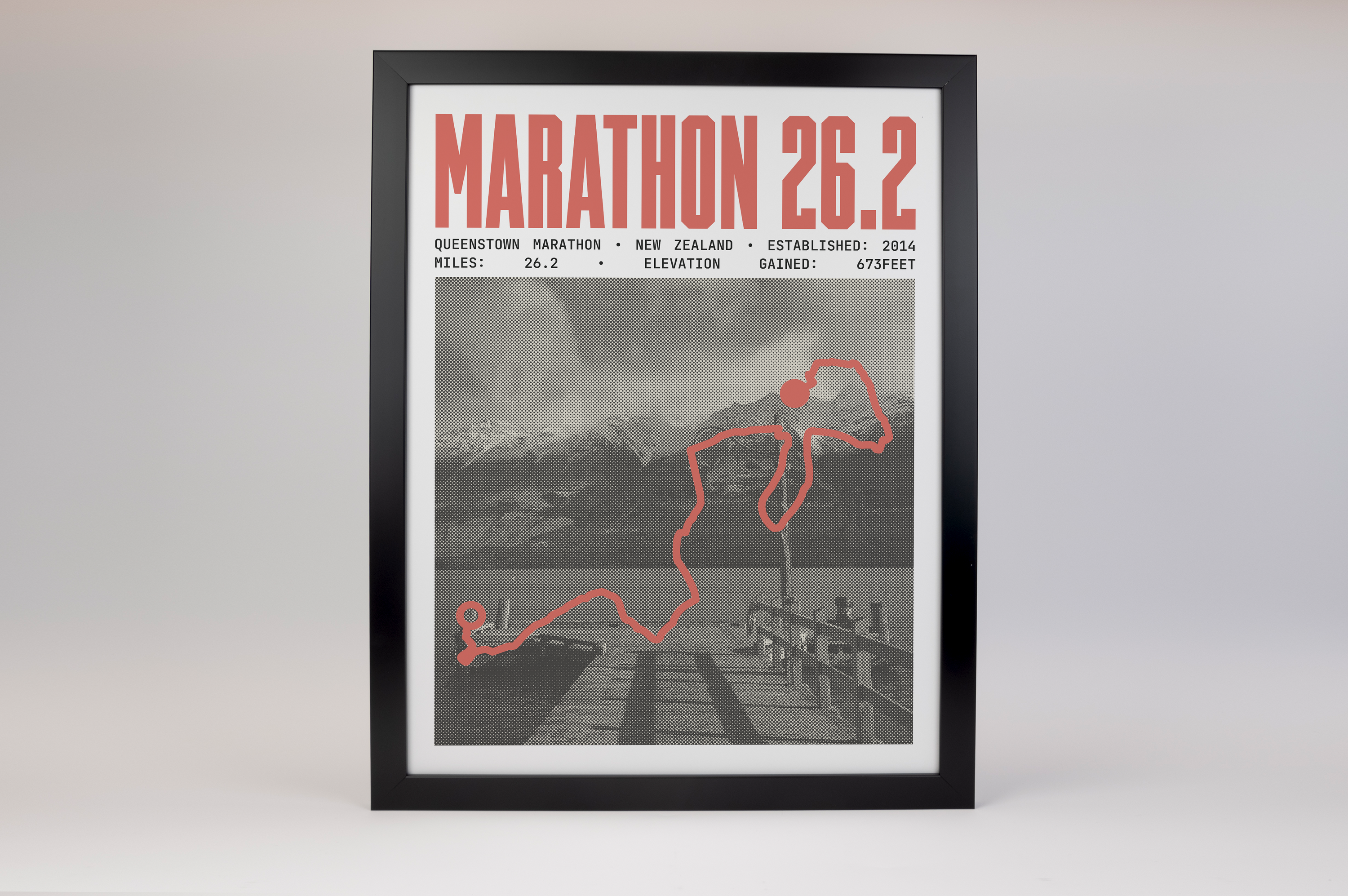 Queenstown Marathon Poster