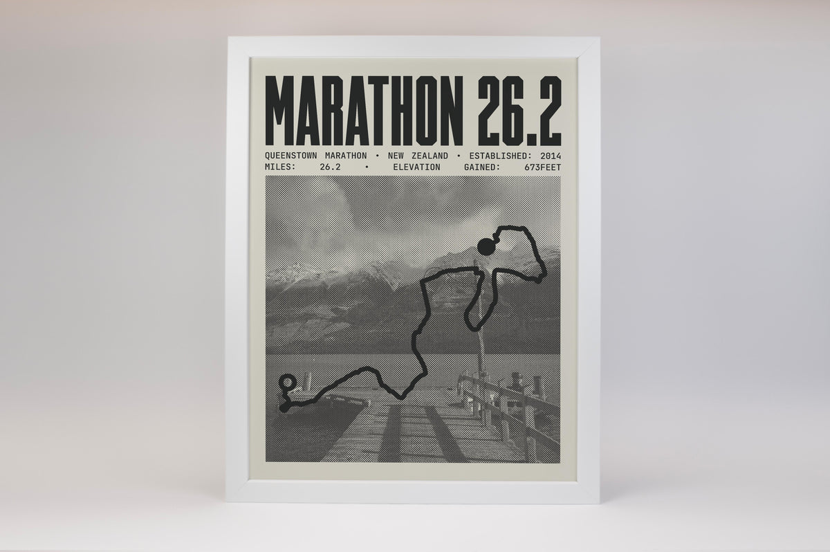 Queenstown Marathon Poster
