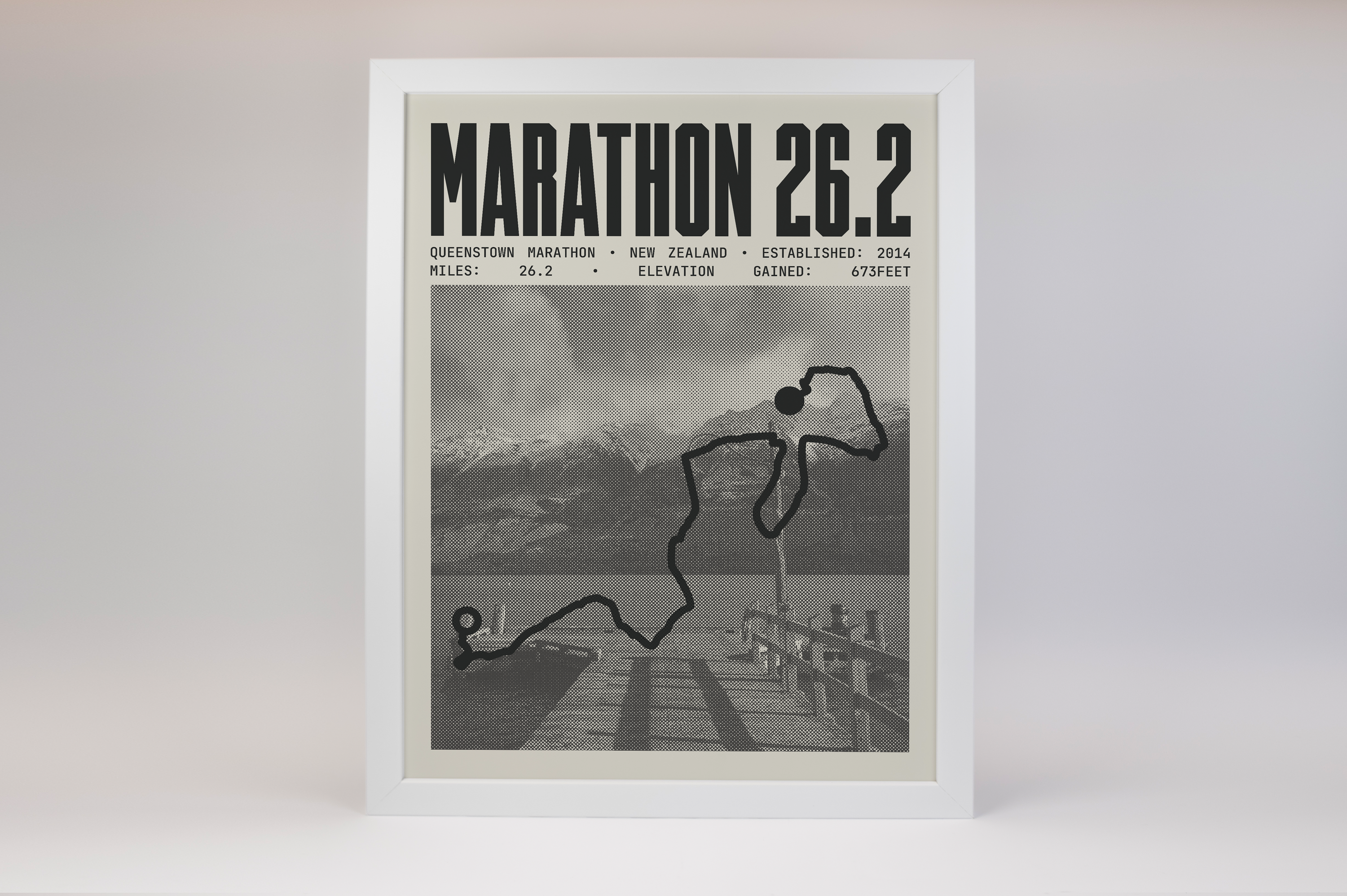 Queenstown Marathon Poster