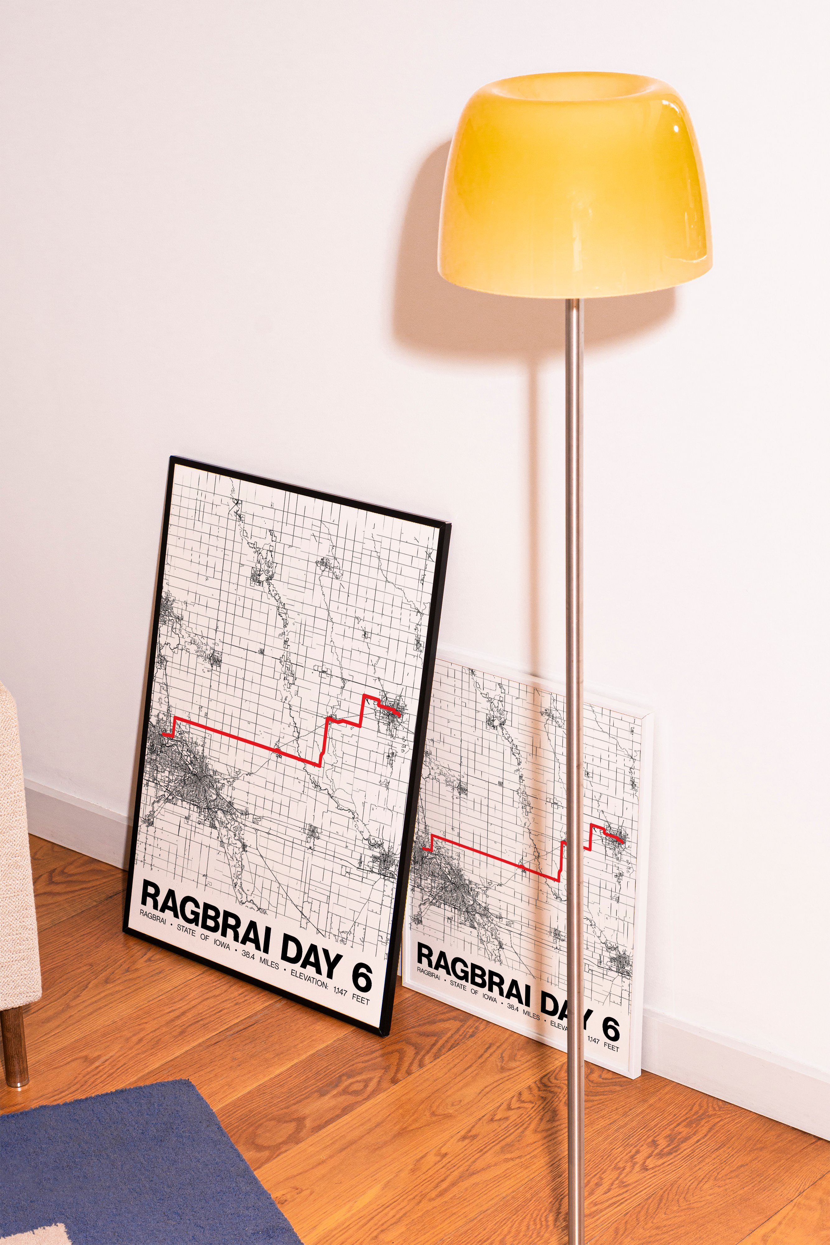 RAGBRAI DAY 6 Poster - Grid Style