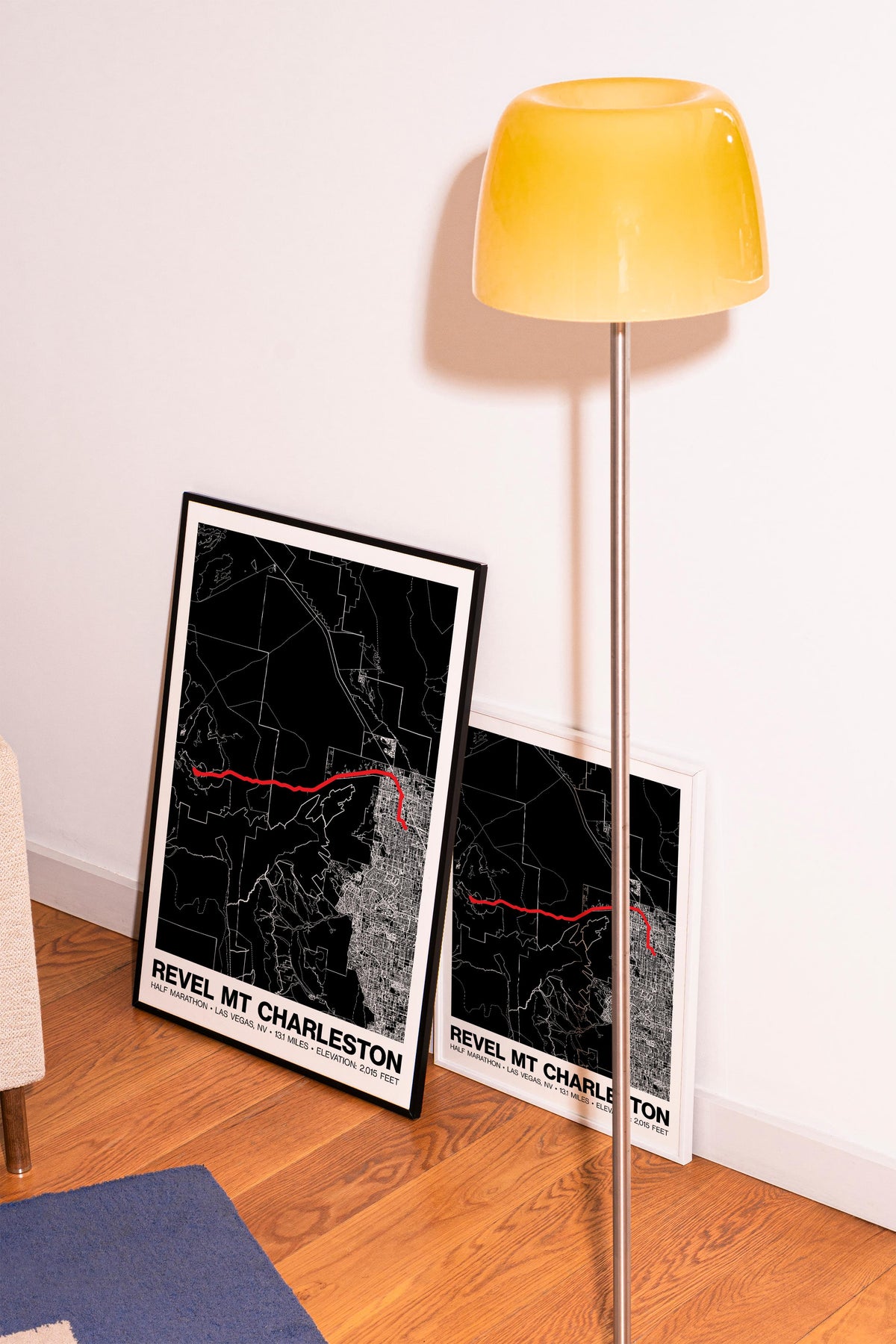 REVEL Mt Charleston Half Marathon Poster - Grid Style