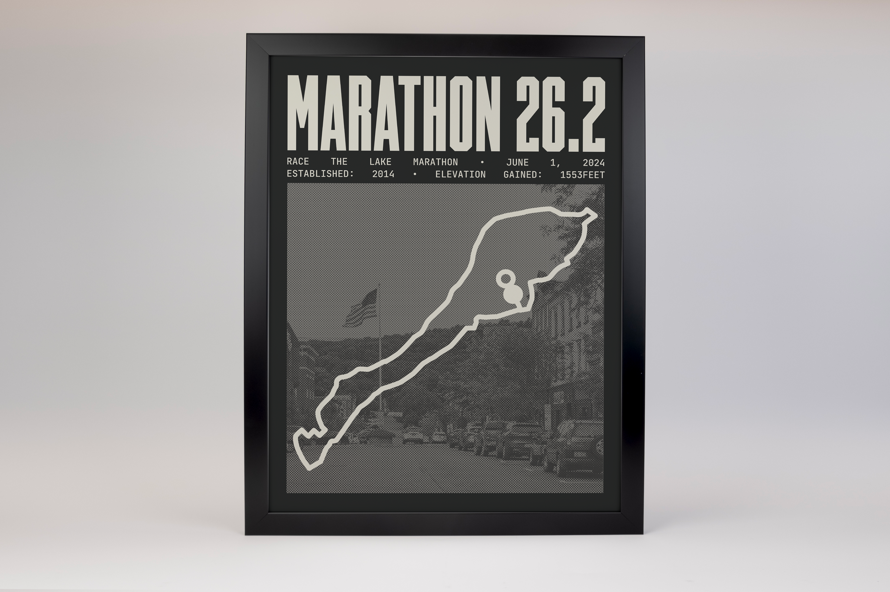 Race the Lake Marathon Poster