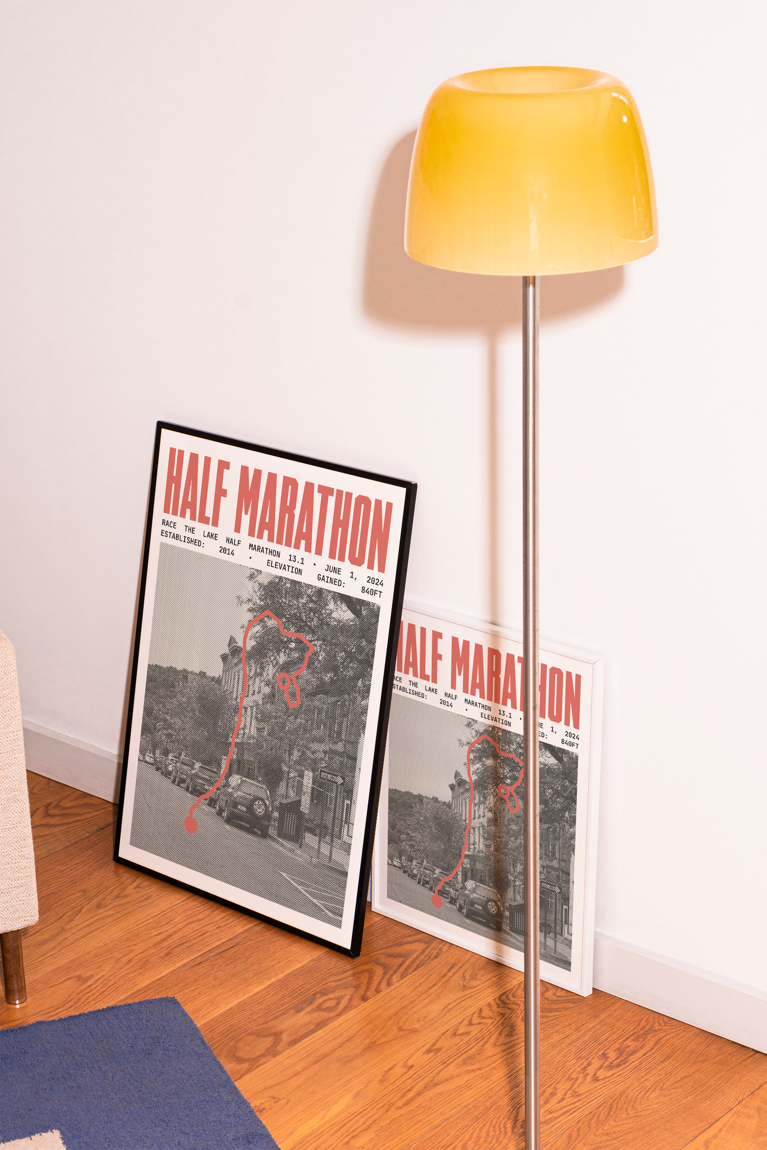 Race the Lake Half-Marathon Poster