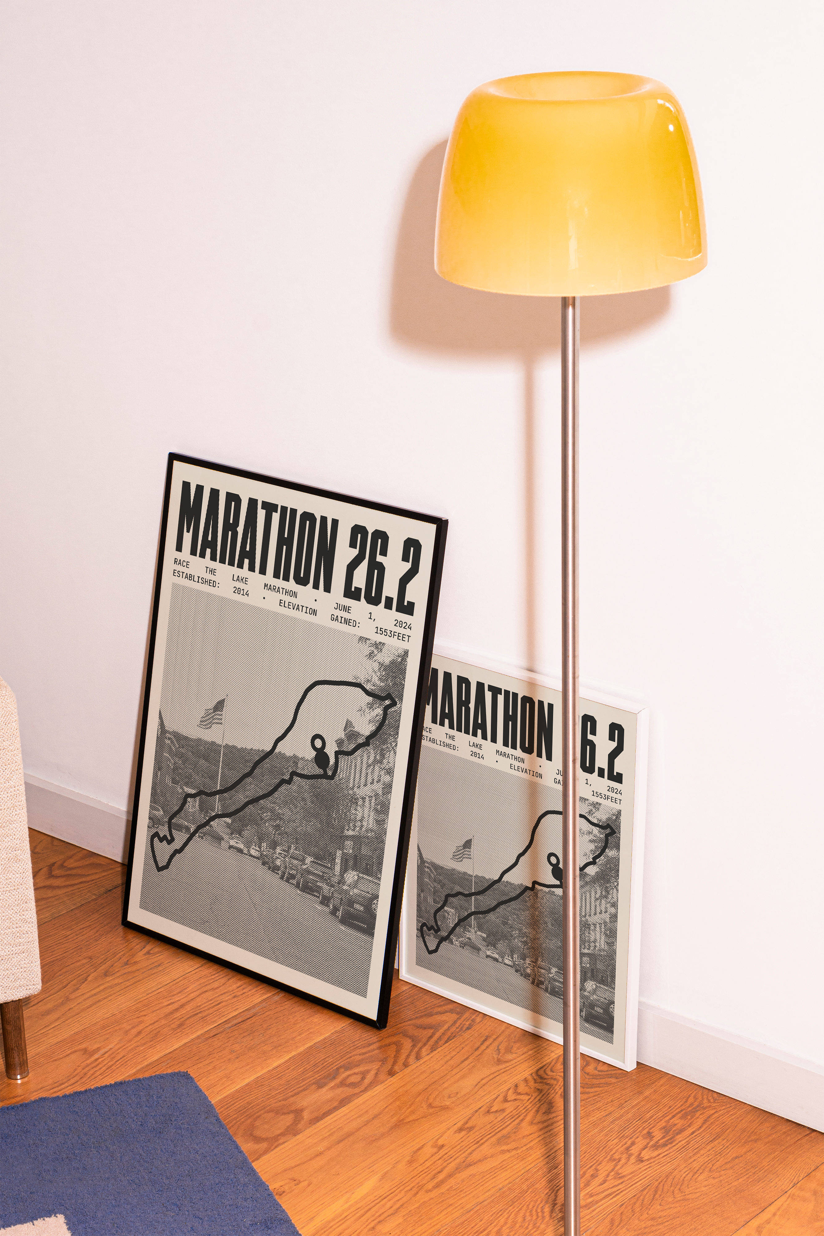 Race the Lake Marathon Poster