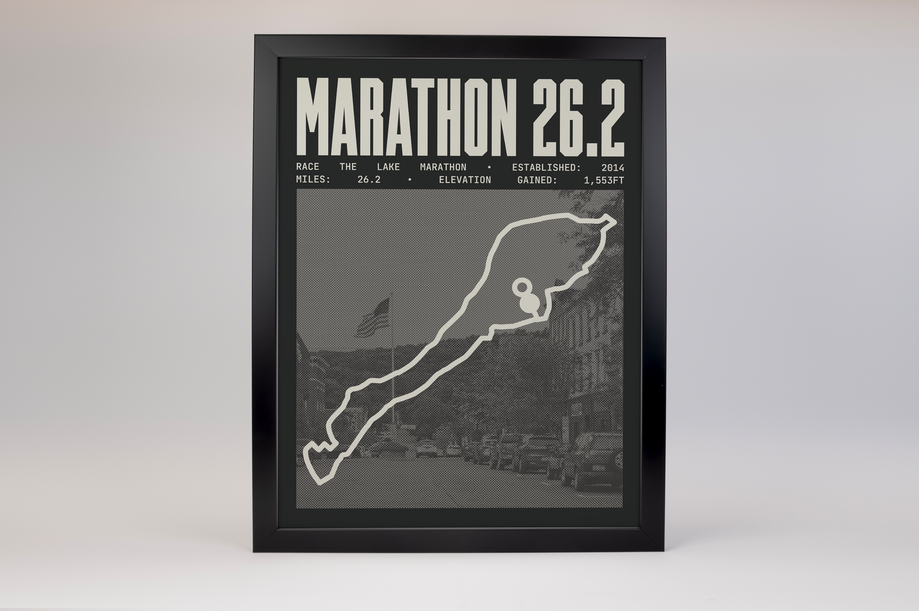 Race the Lake Marathon Poster