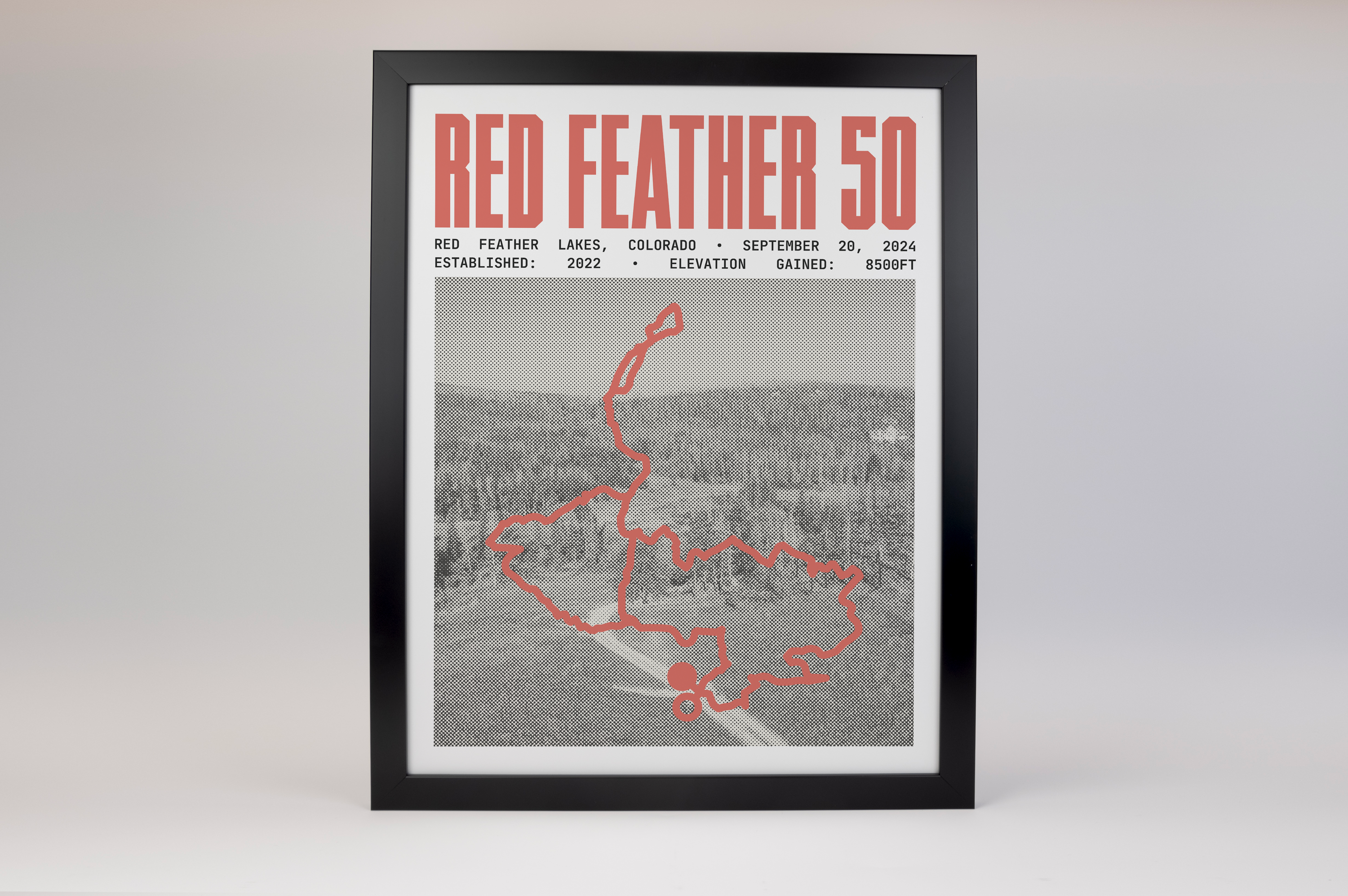 Red Feather 50 Endurance Run Poster