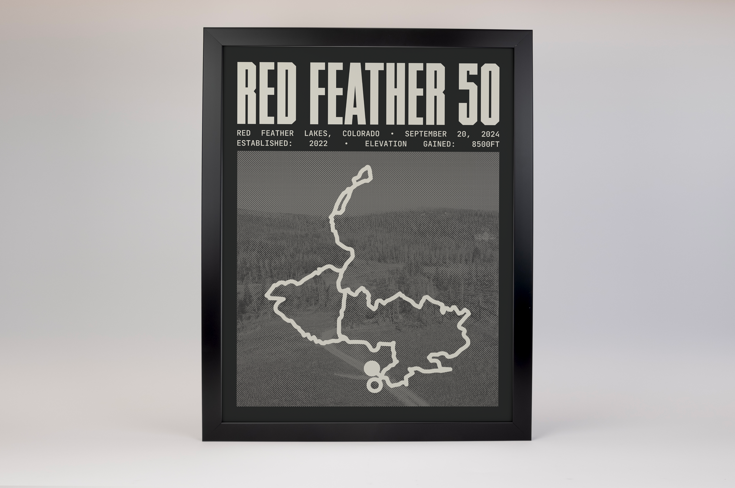 Red Feather 50 Endurance Run Poster