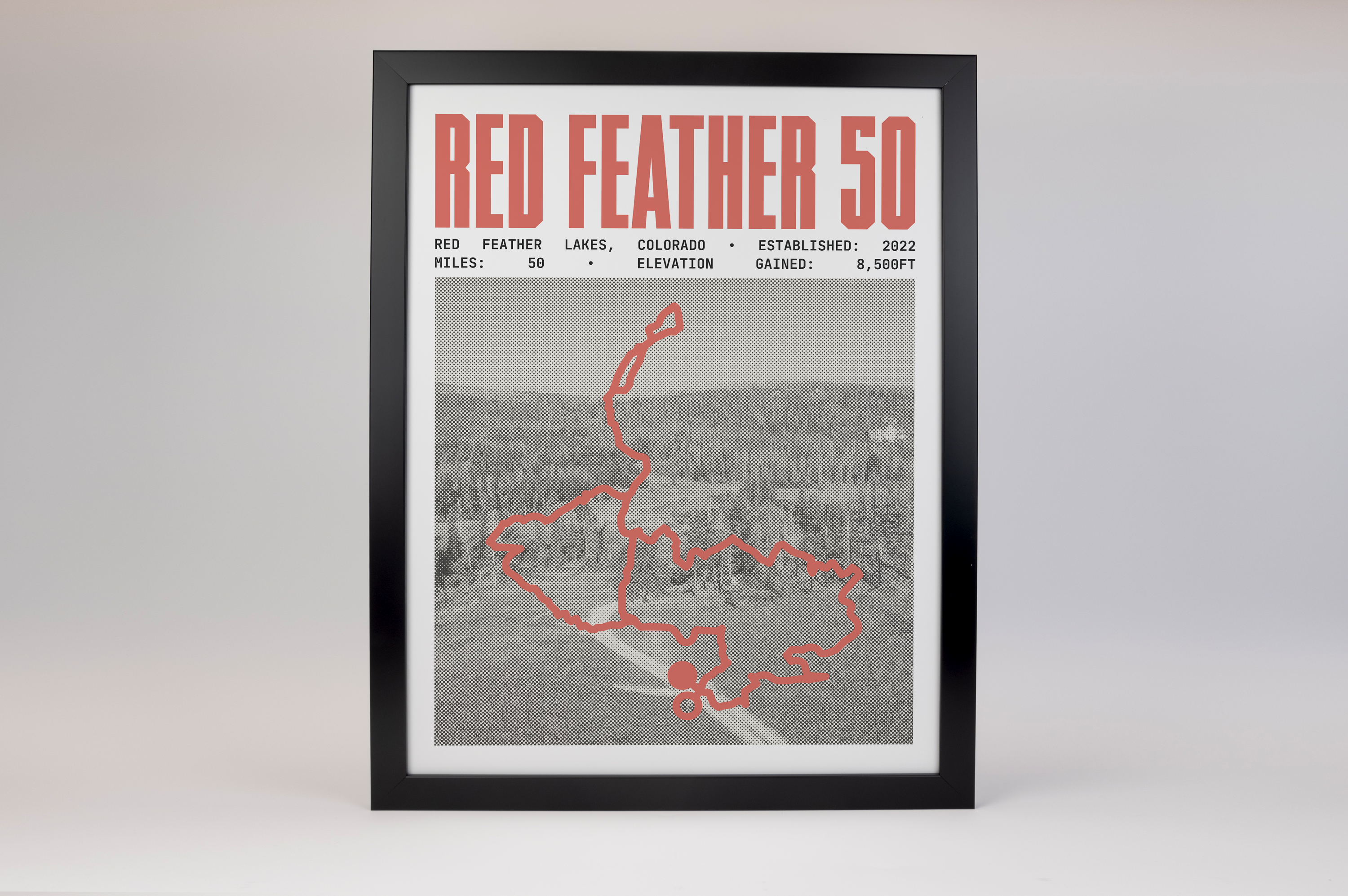 Red Feather 50 Endurance Run Poster