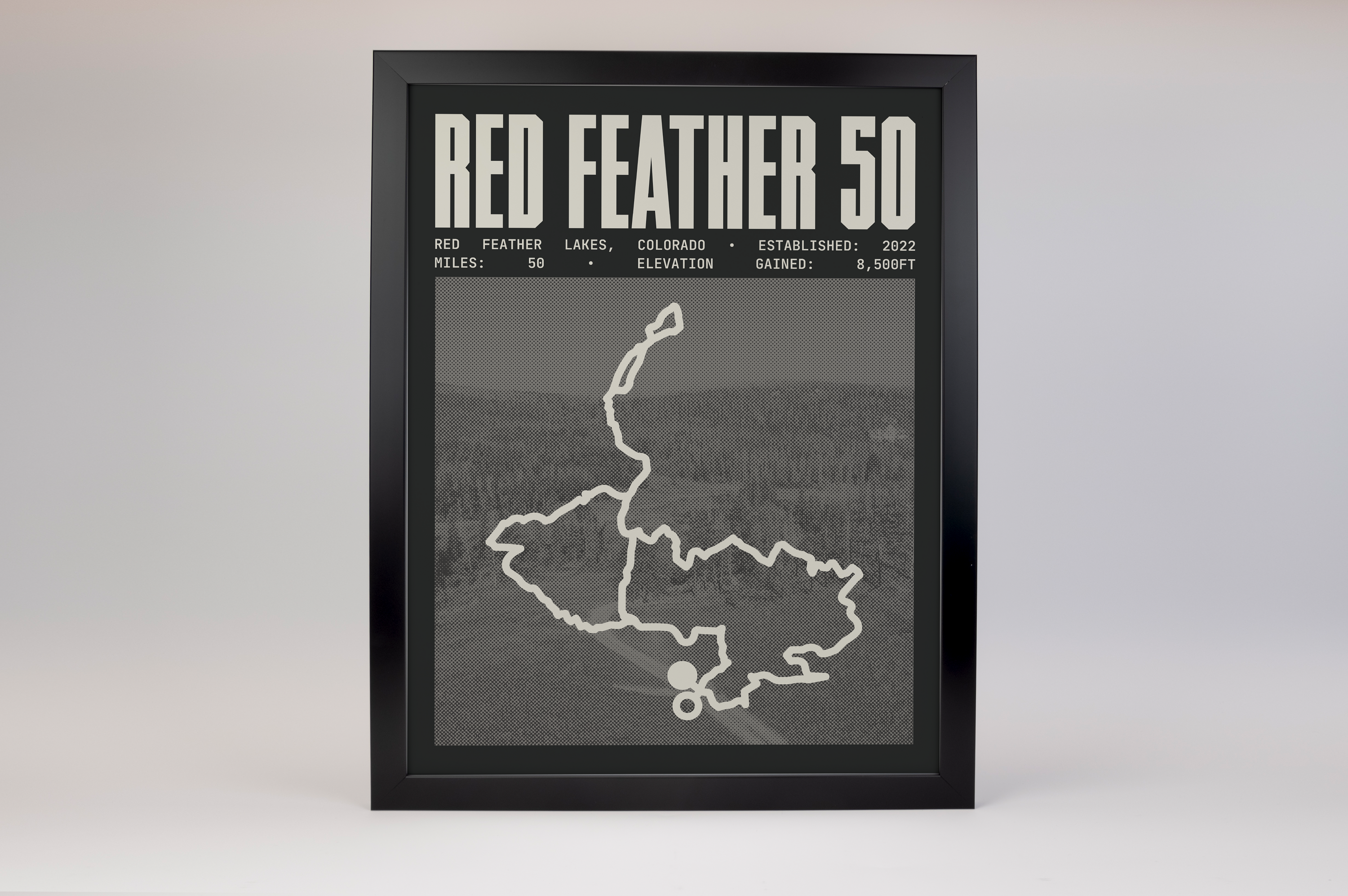 Red Feather 50 Endurance Run Poster